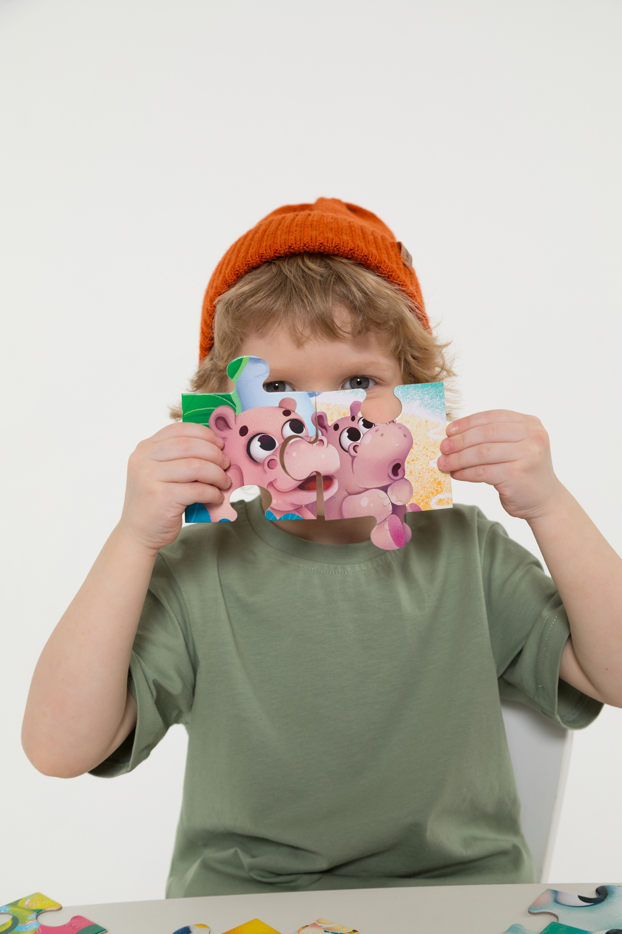 Имиджевая и каталожная съёмка для бренда детских пазлов. Детский и контент фотограф Надя Волкова Санкт-Петербург