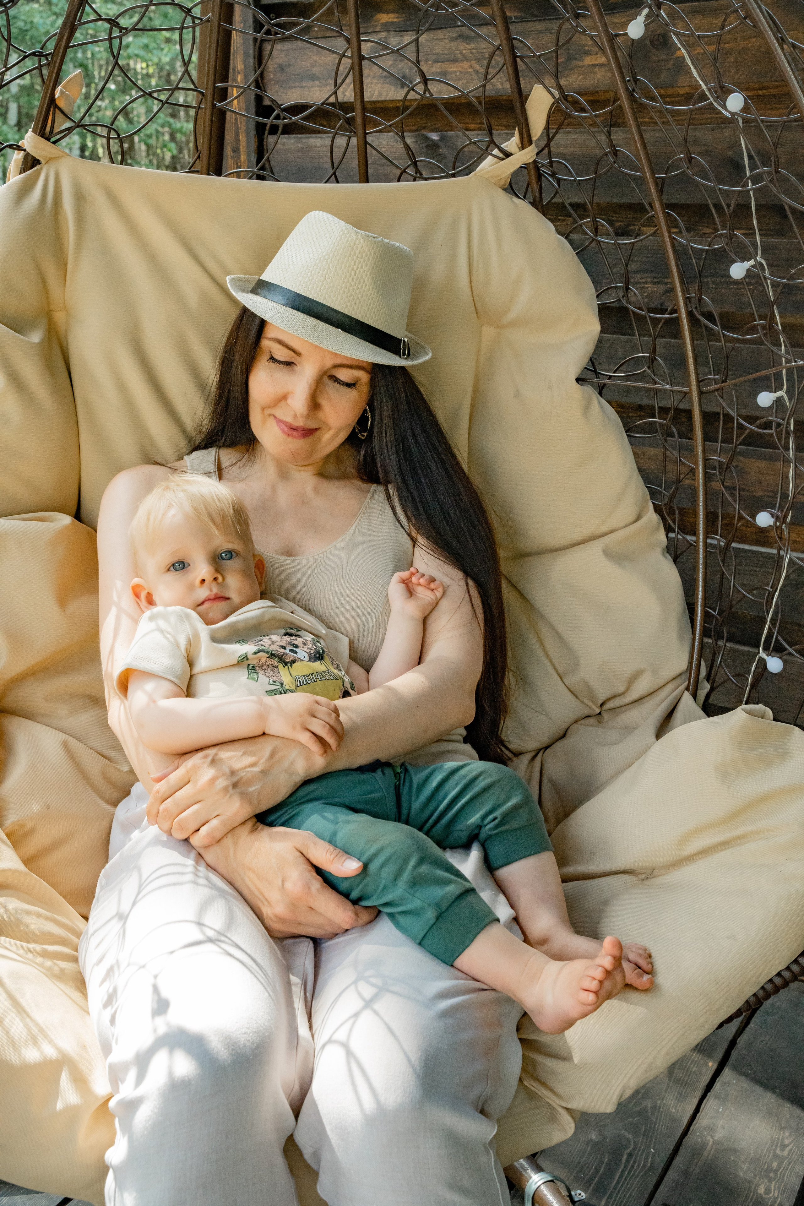 Семья на отдыхе