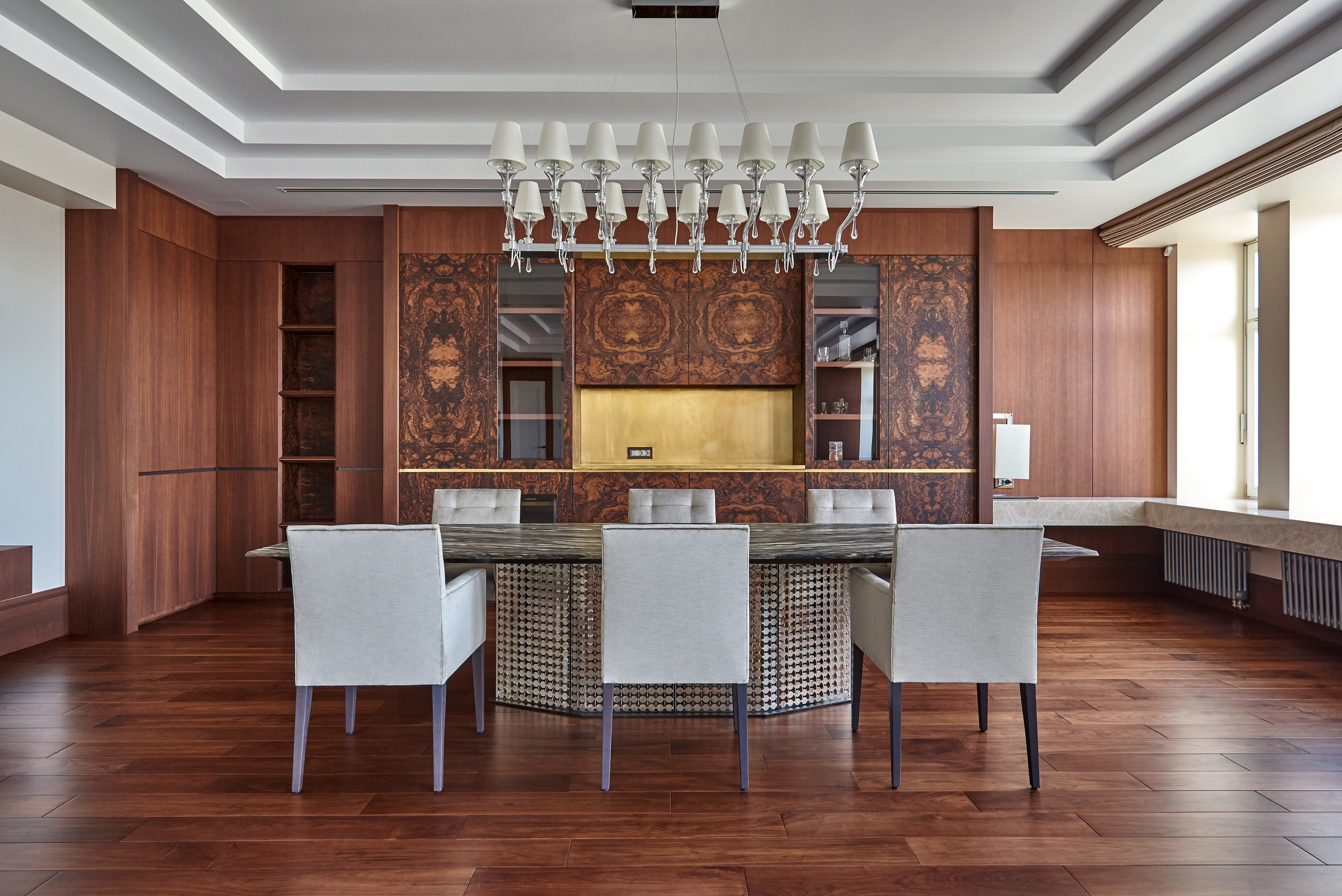 интерьер столовой зоны