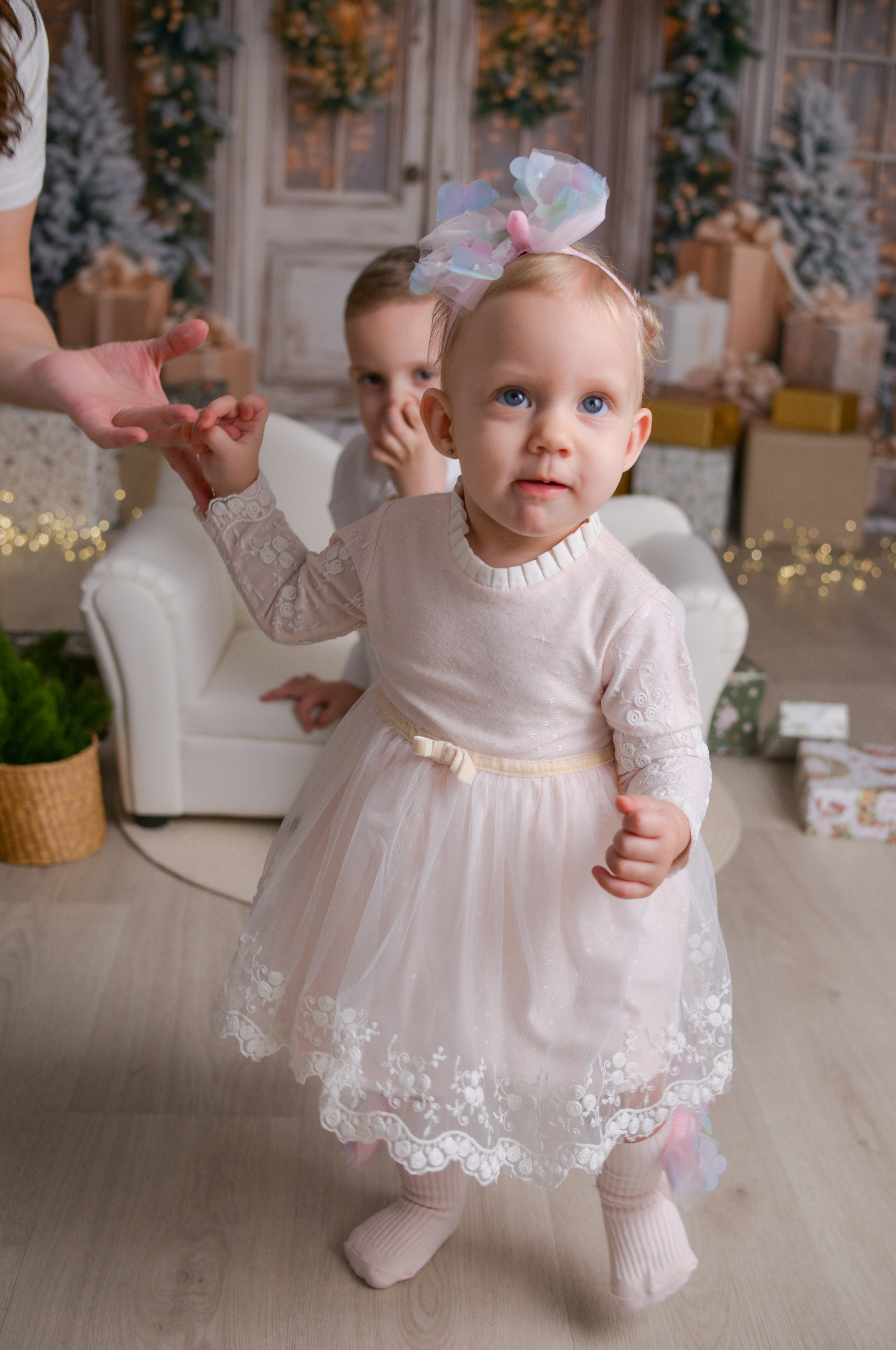 Анонс первых кадров с новогодней фотосессии 2026. Фотограф новорожденных Краснодар Малышенко Надежда