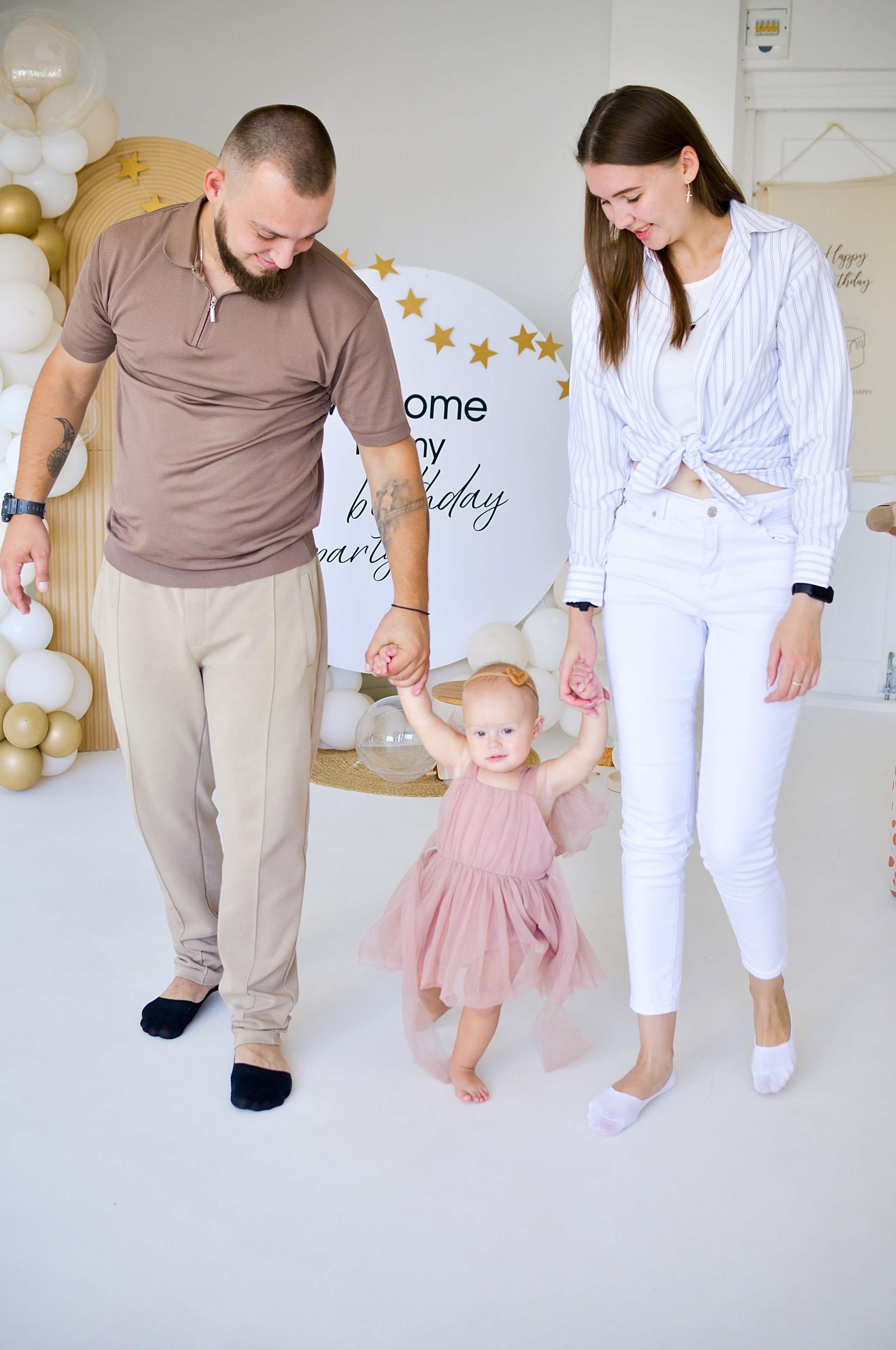 Детская семейная фотосессия на годик. Фотограф новорожденных Краснодар Малышенко Надежда