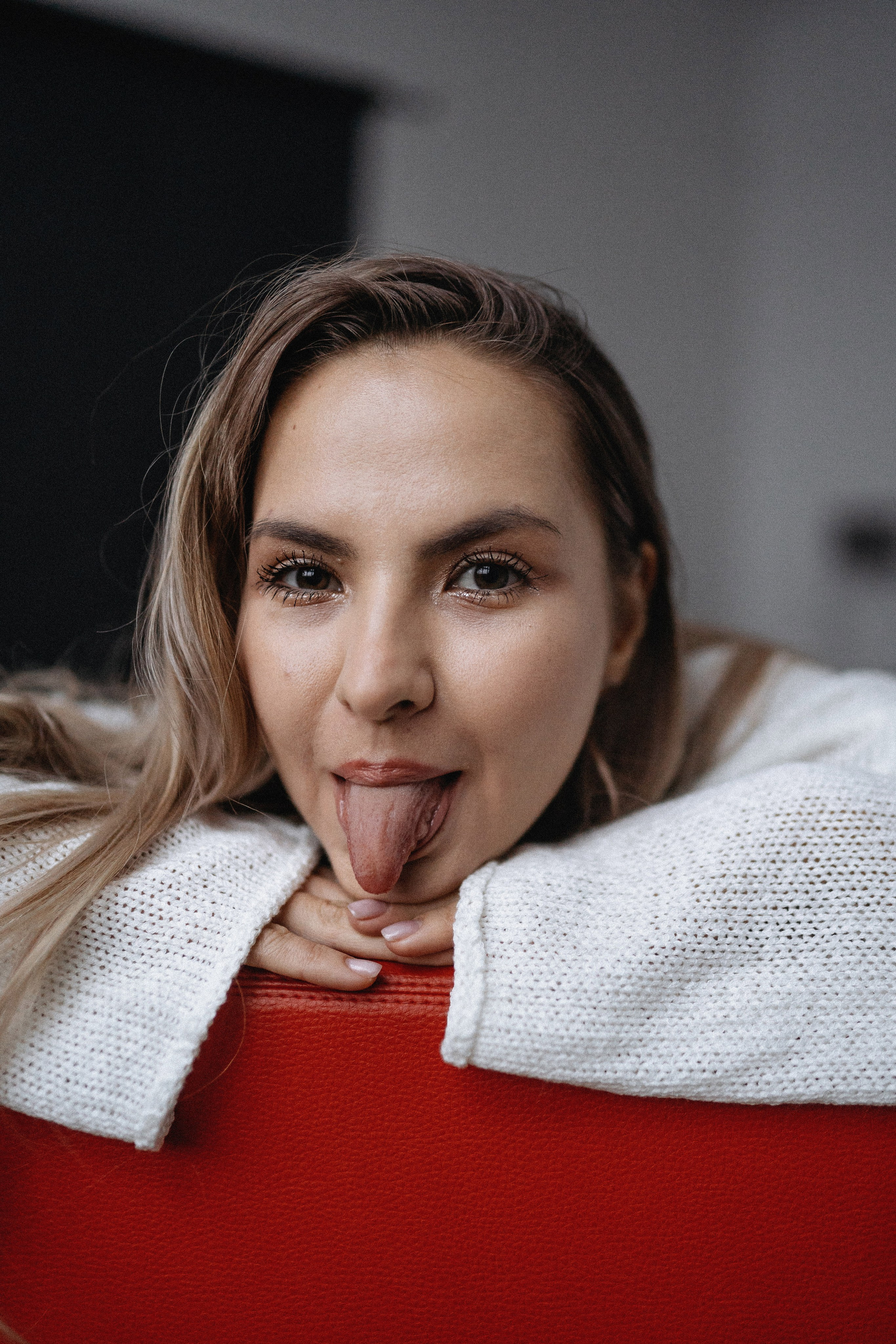 Марина в студии. Портретный фотограф в Москве Ольга Акушко