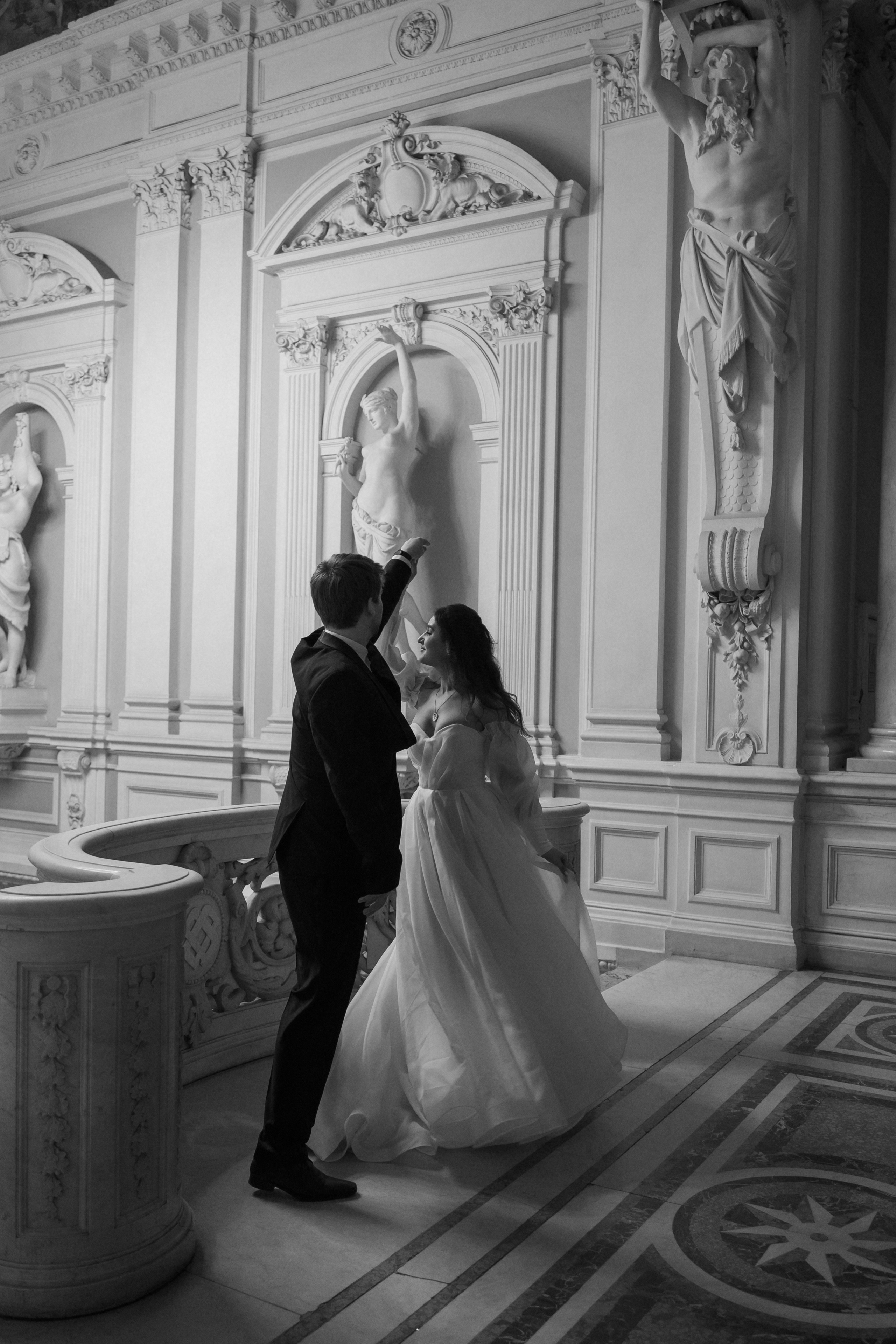 Любовь в 1-м Дворце Бракосочетания. Фотограф в Санкт-Петербурге — Лучина Екатерина