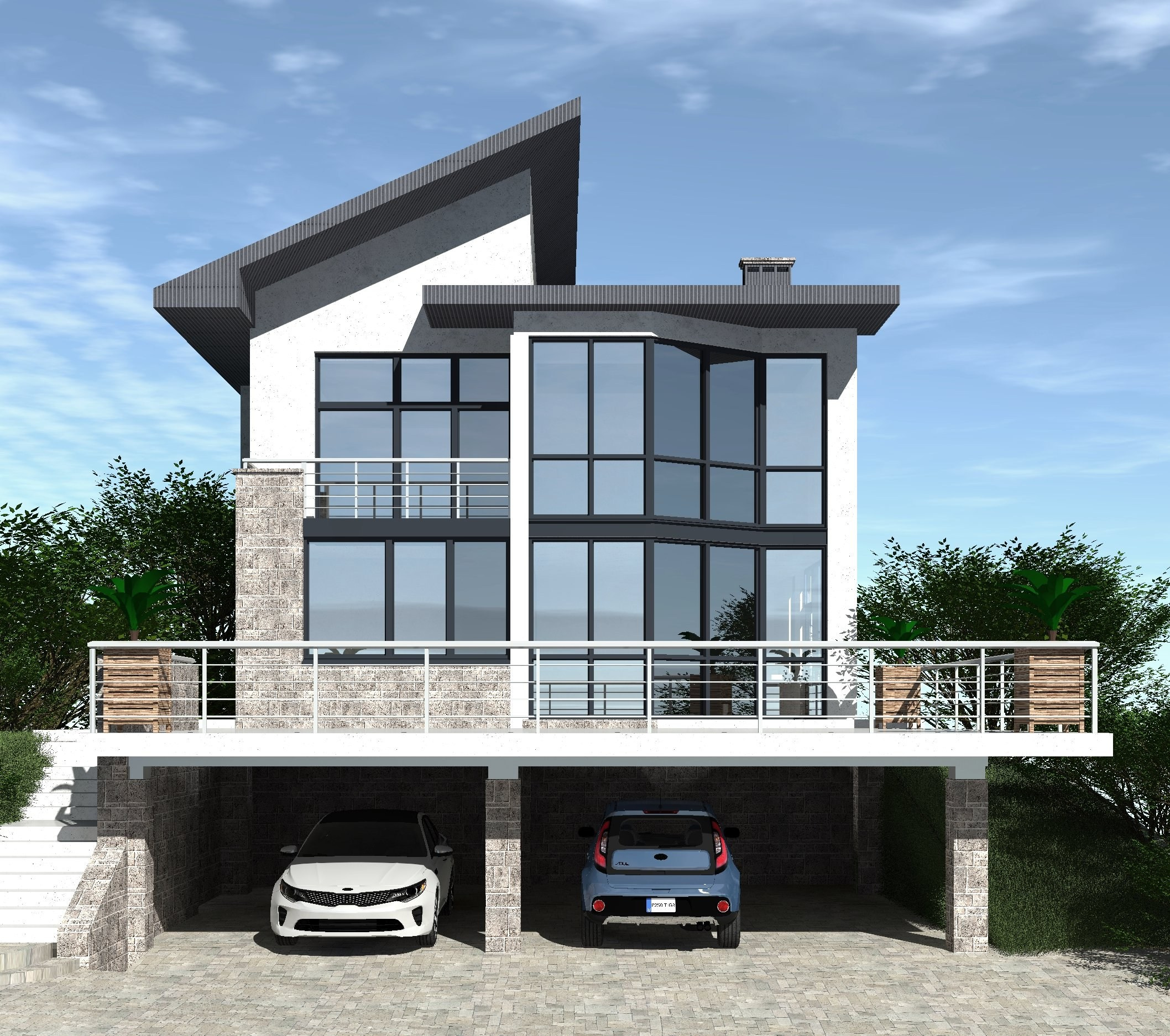 2018 / Жилой дом / Супсех. Архитектурное проектирование и дизайн интерьеров. г. Анапа