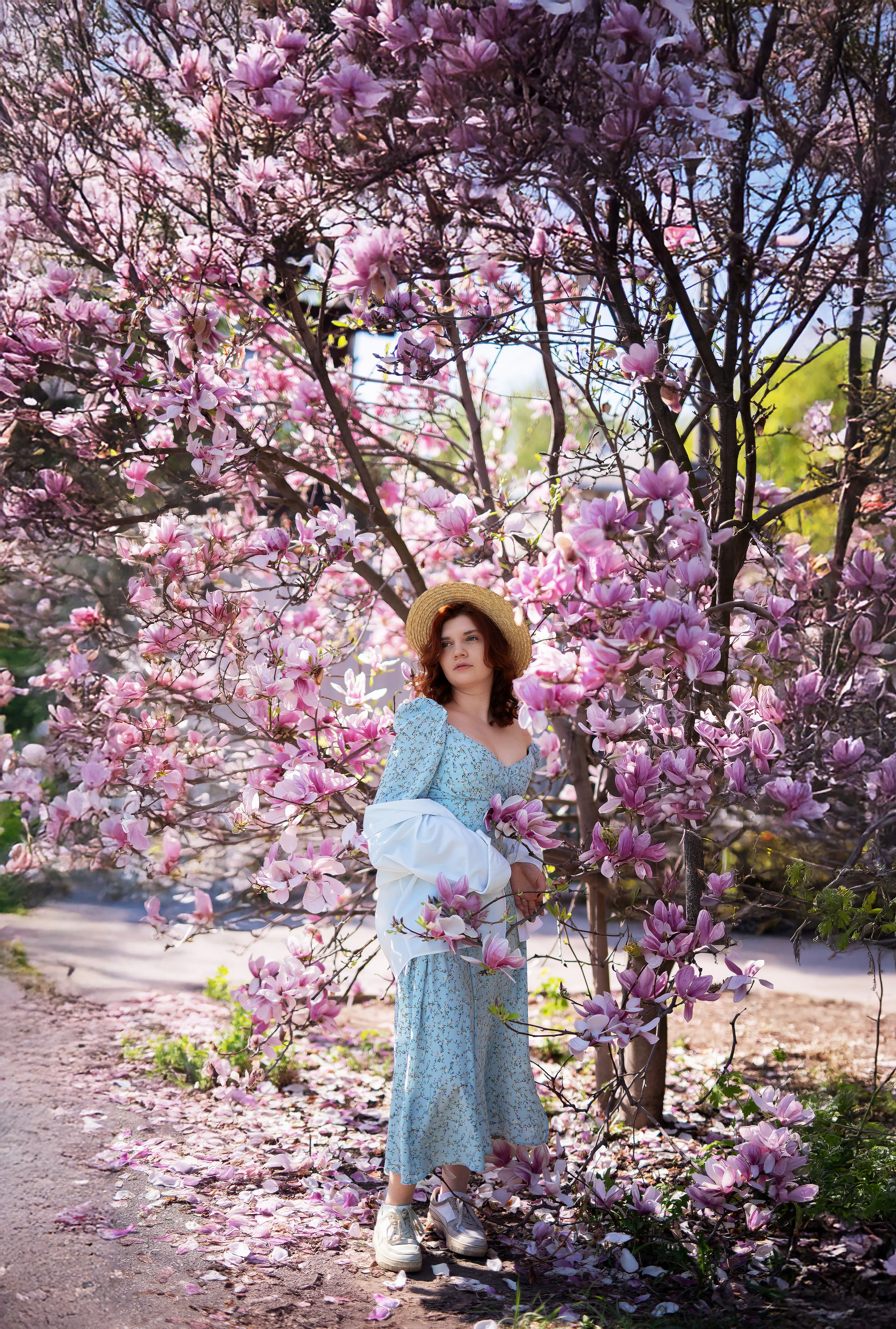 Съемки в магнолии. Детский и семейный фотограф Москва Рязань