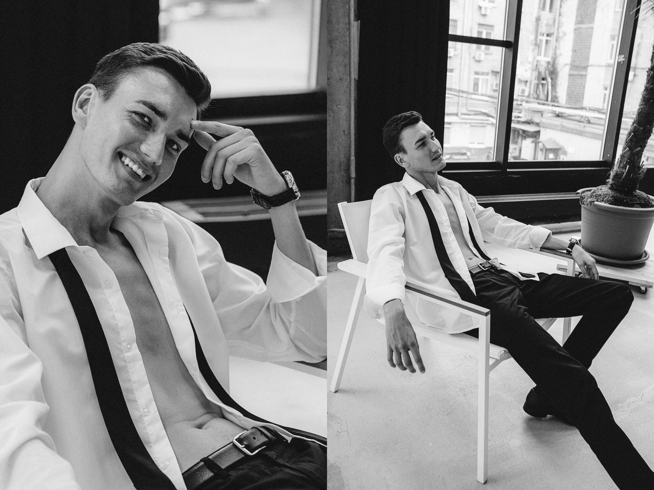 Студийный мужской портрет. Фотограф-портретист Евгения Синкевич в Риге и Европе