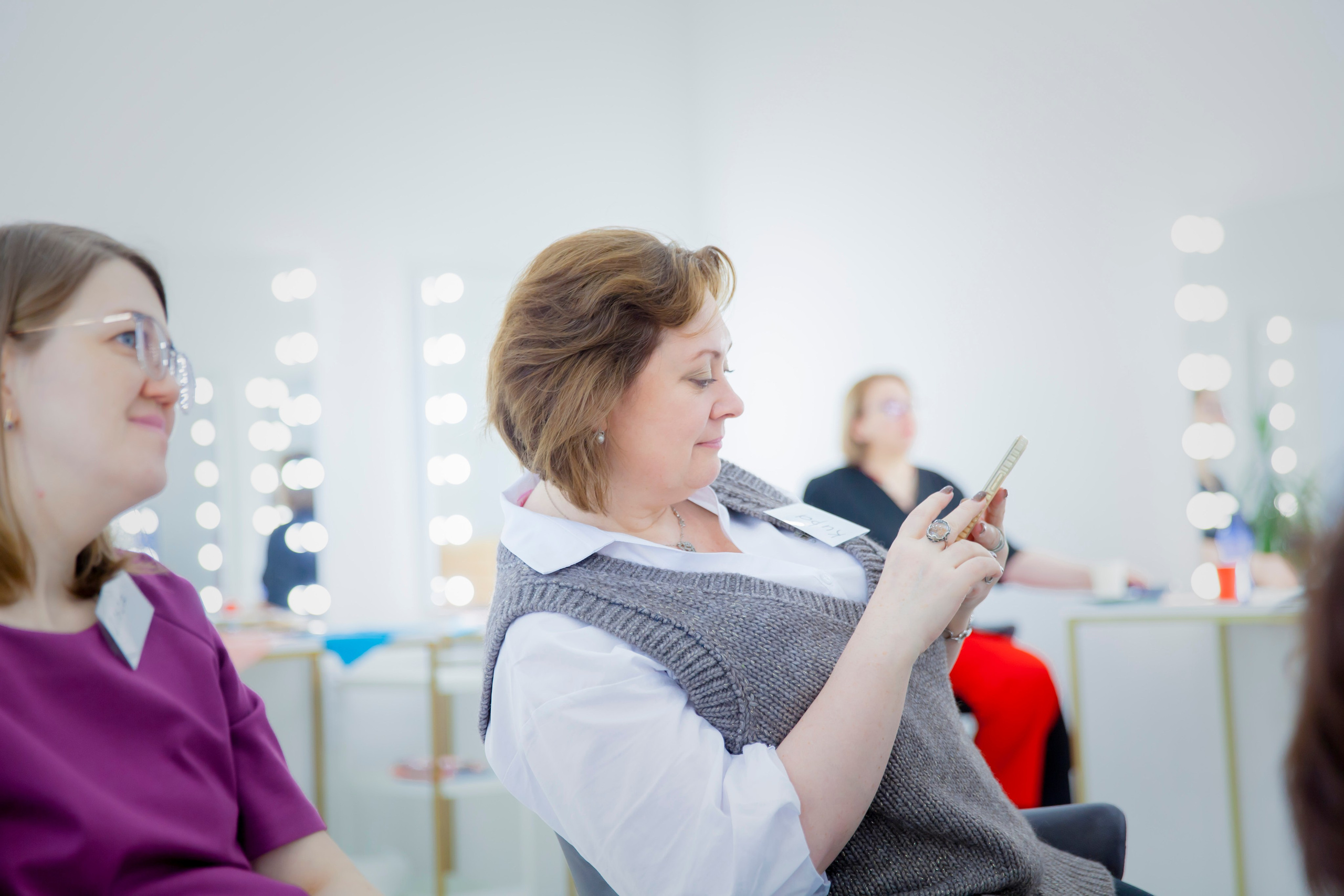 Мастер — класс Анастасии Варенцовой и Марии Адамович «Личный бренд». Фотограф Александра Степанова