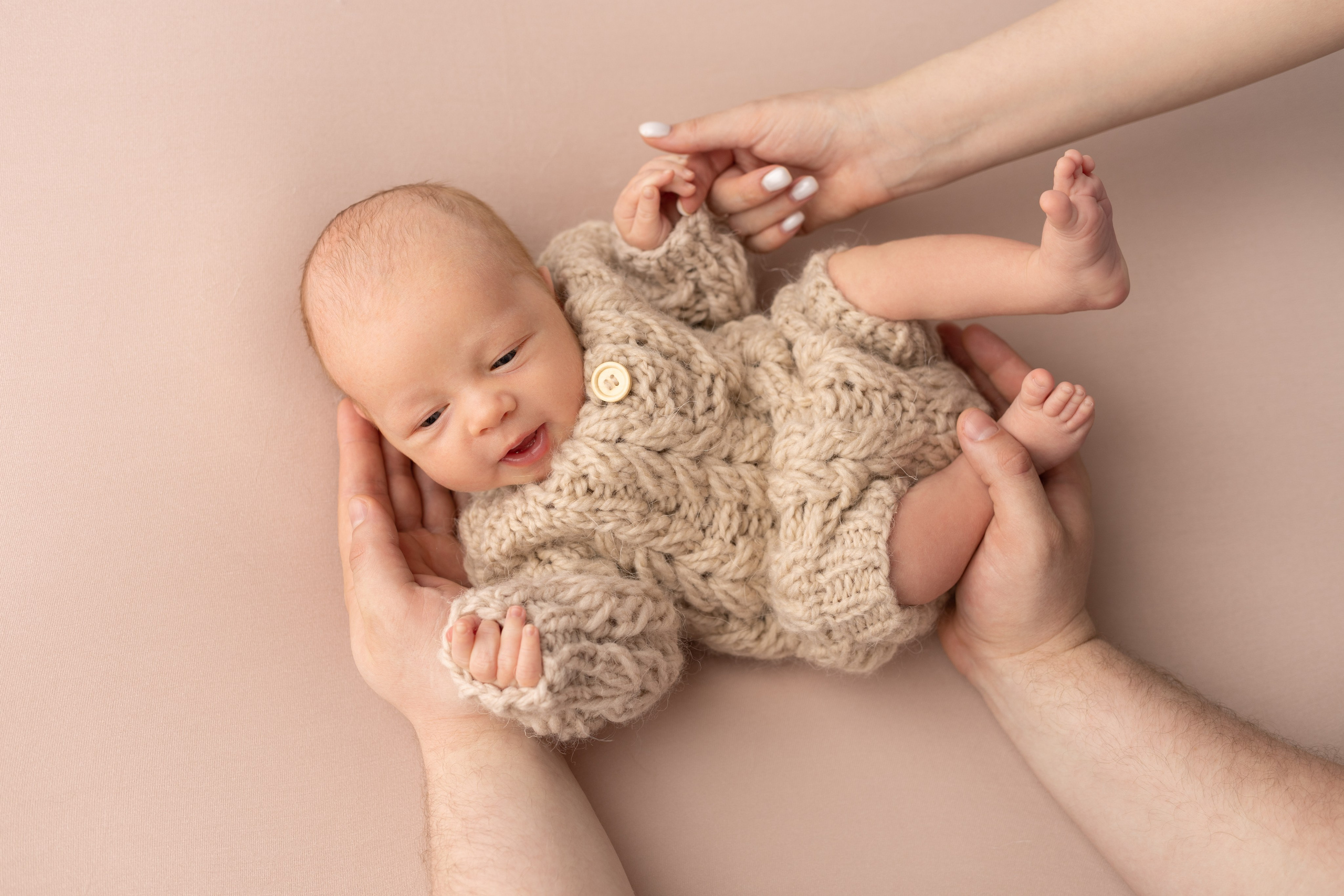 Фотосессия новорожденного в натуральном стиле. Фотограф новорожденных, детский фотограф в г. Оренбурге Екатерина Козлова