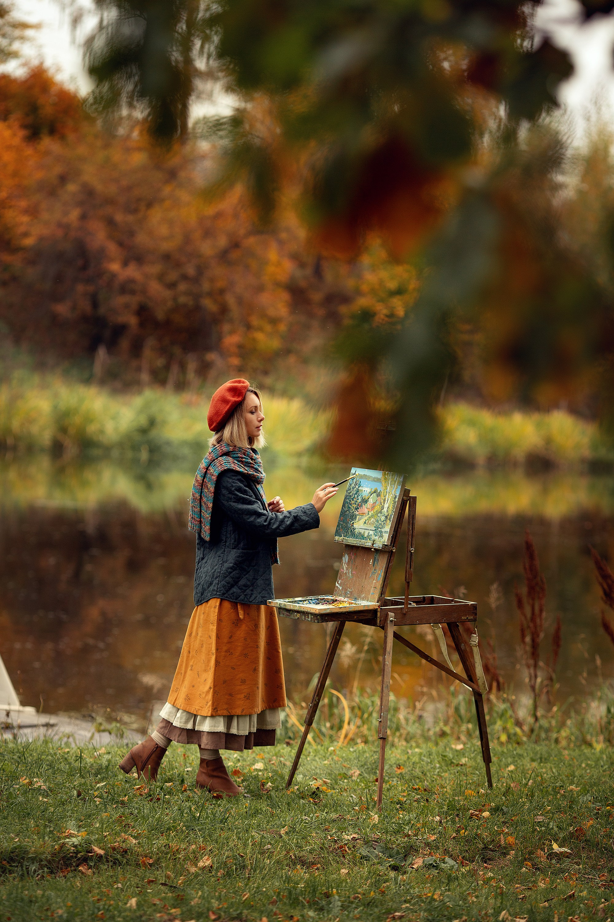 Художница в золотом Плесе. Tatyana Nadezhdina Family photographer