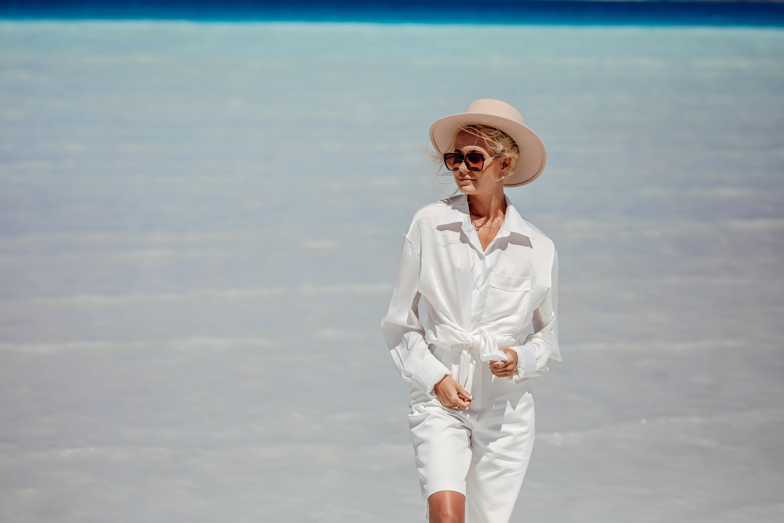 Photoshooting on Salda lake