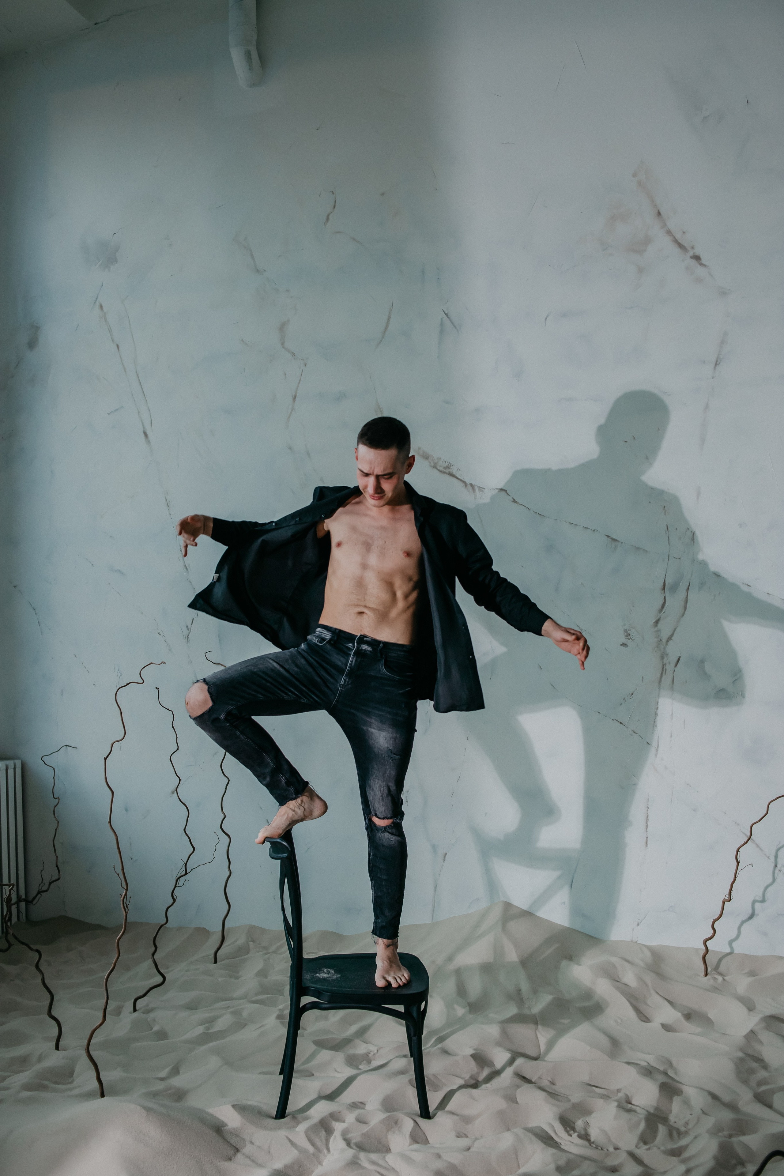 Евгений. Фото в песке. Фотограф Регина Крикунова г. Красноярск