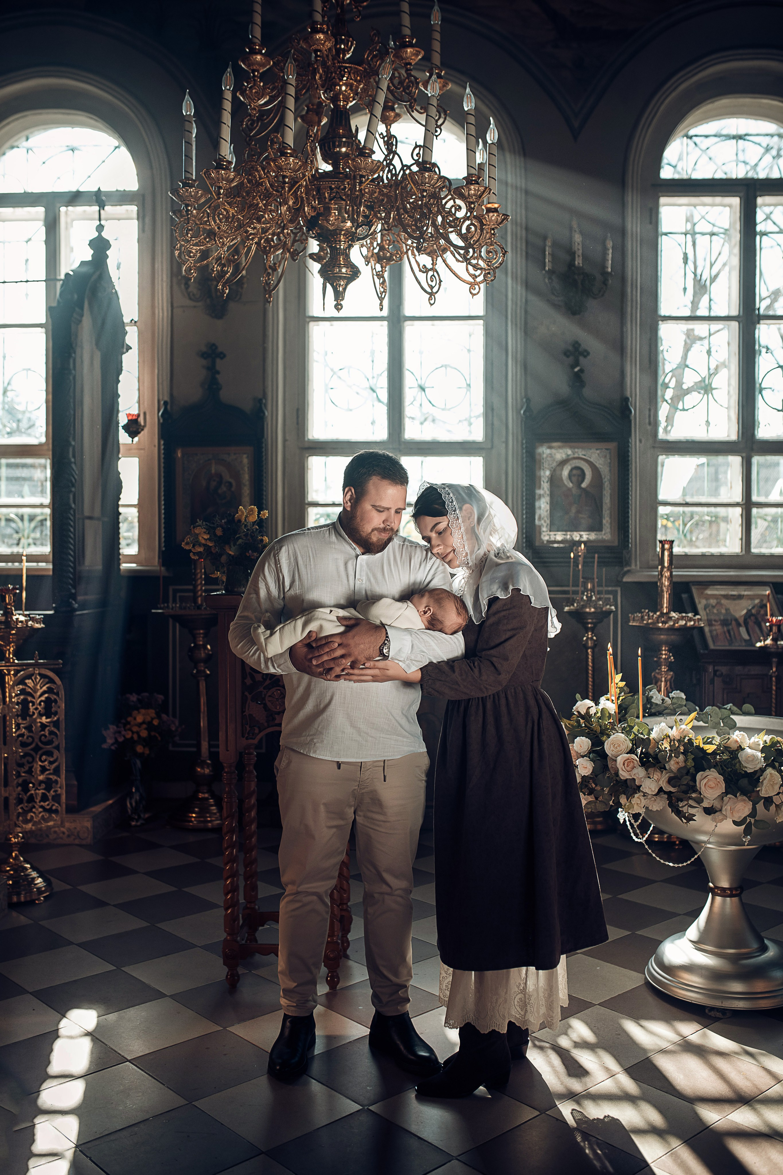 Крещение Святослава.Рахманово. Свадебный, семейный и детский фотограф в Москве и области