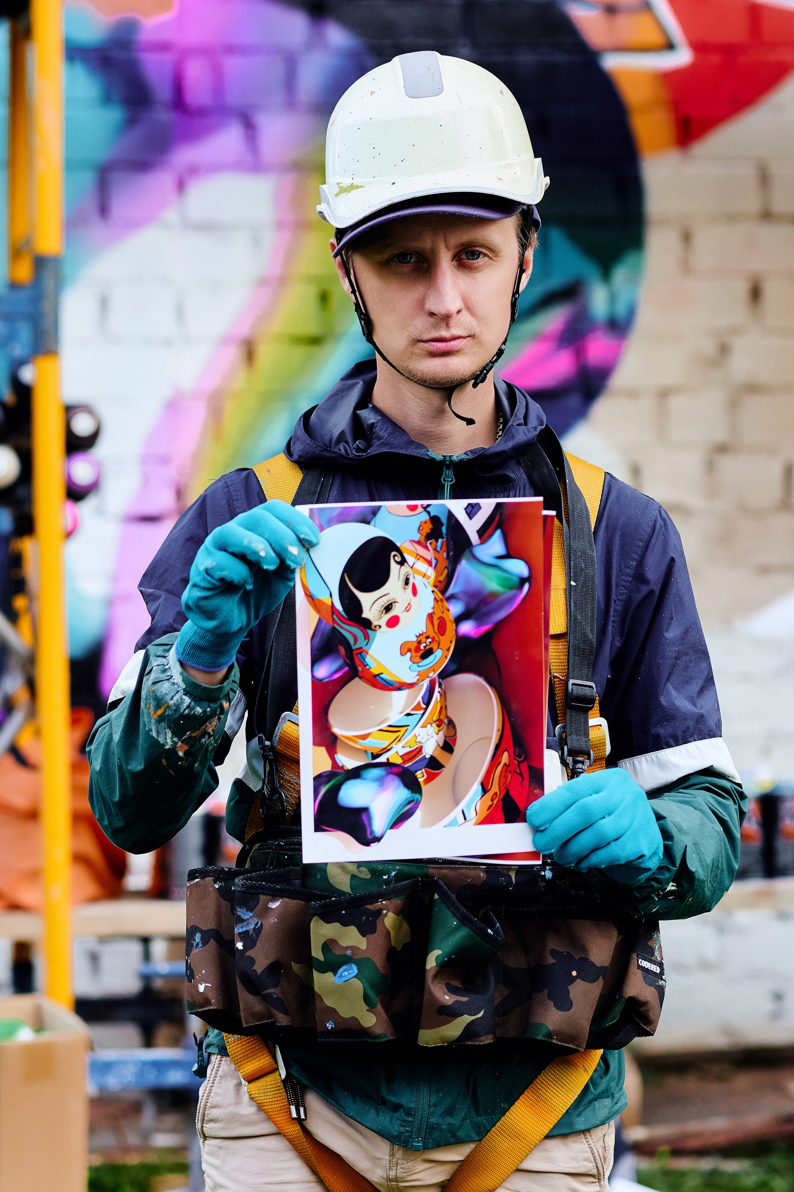 Граффити «Матрешка» Верхняя Пышма. ФОТОГРАФ ЕКАТЕРИНБУРГ