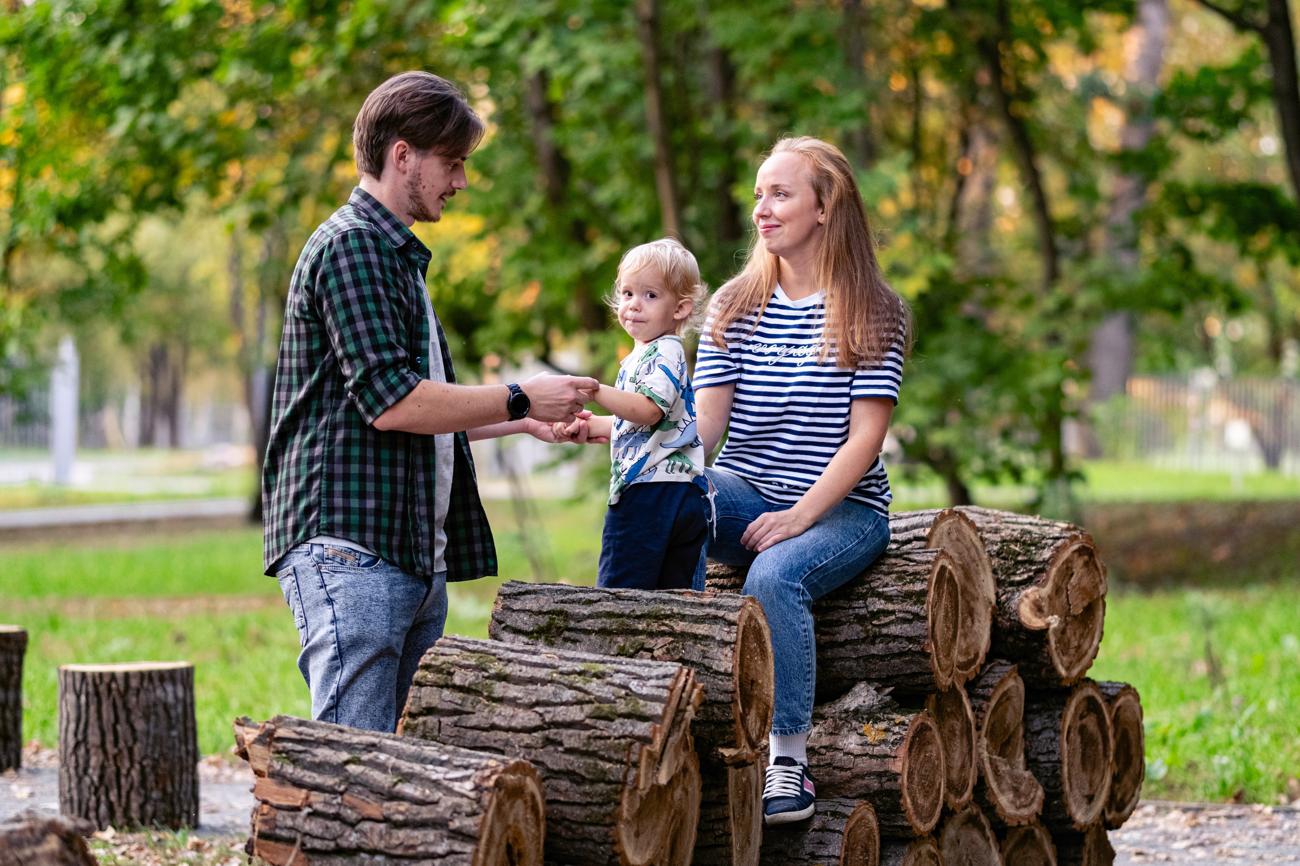 Сентябрь, Парк, Семейная. Фотограф в Москве Алексей Вовк