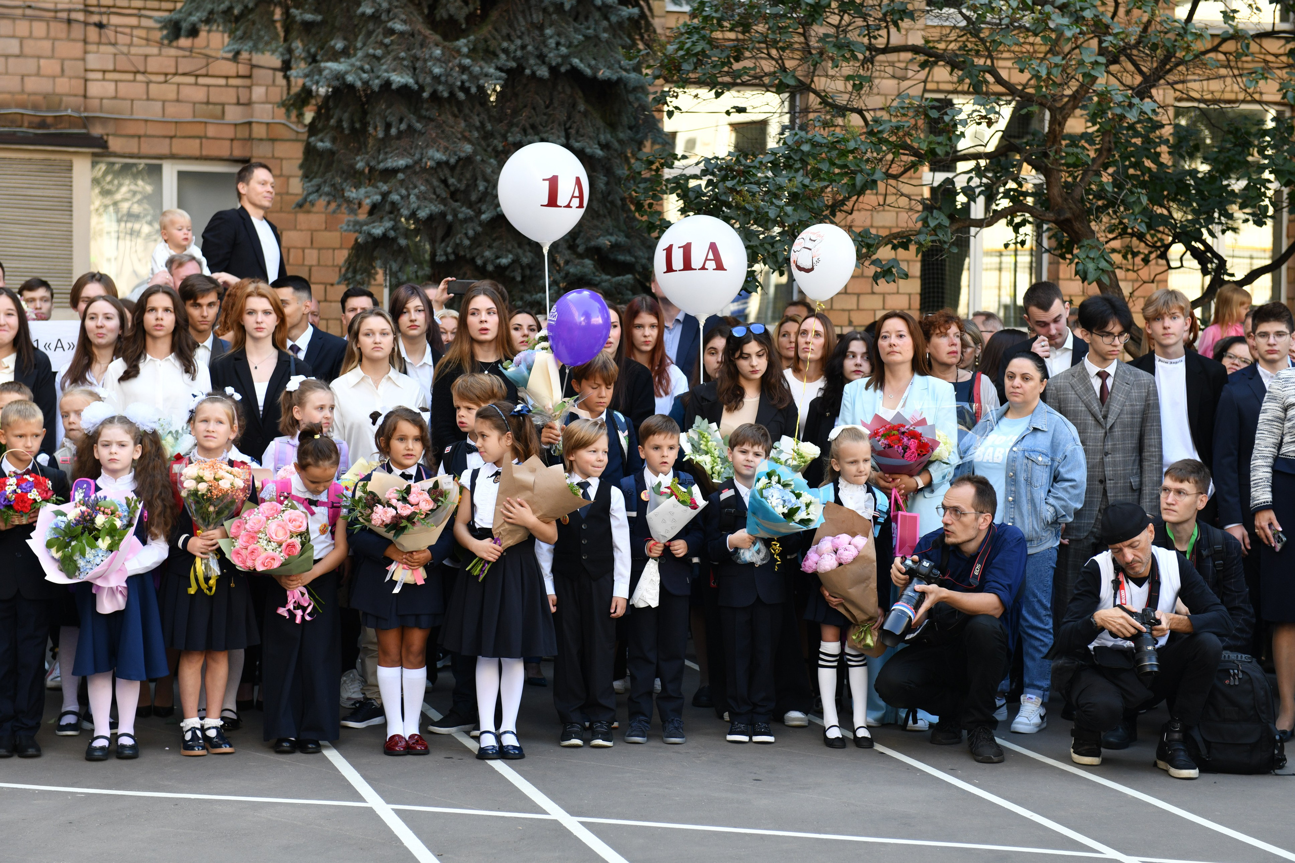 Линейка 1 класс. Свадебный и портретный фотограф в Москве Галина Борисова
