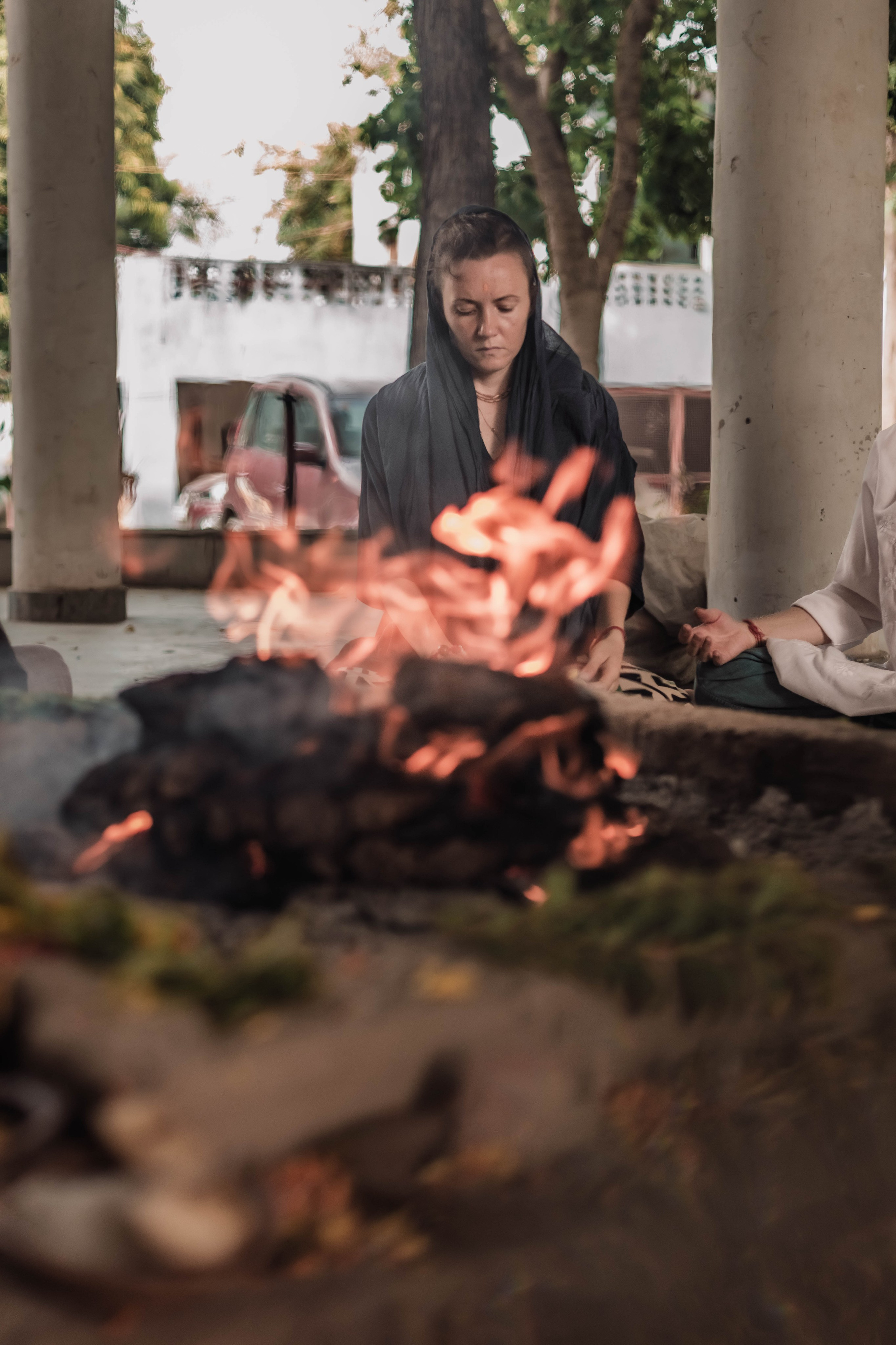 Pitri Paksha yagyas & poojas Devraha Baba ji ashram. Mariam Bagdasaryan