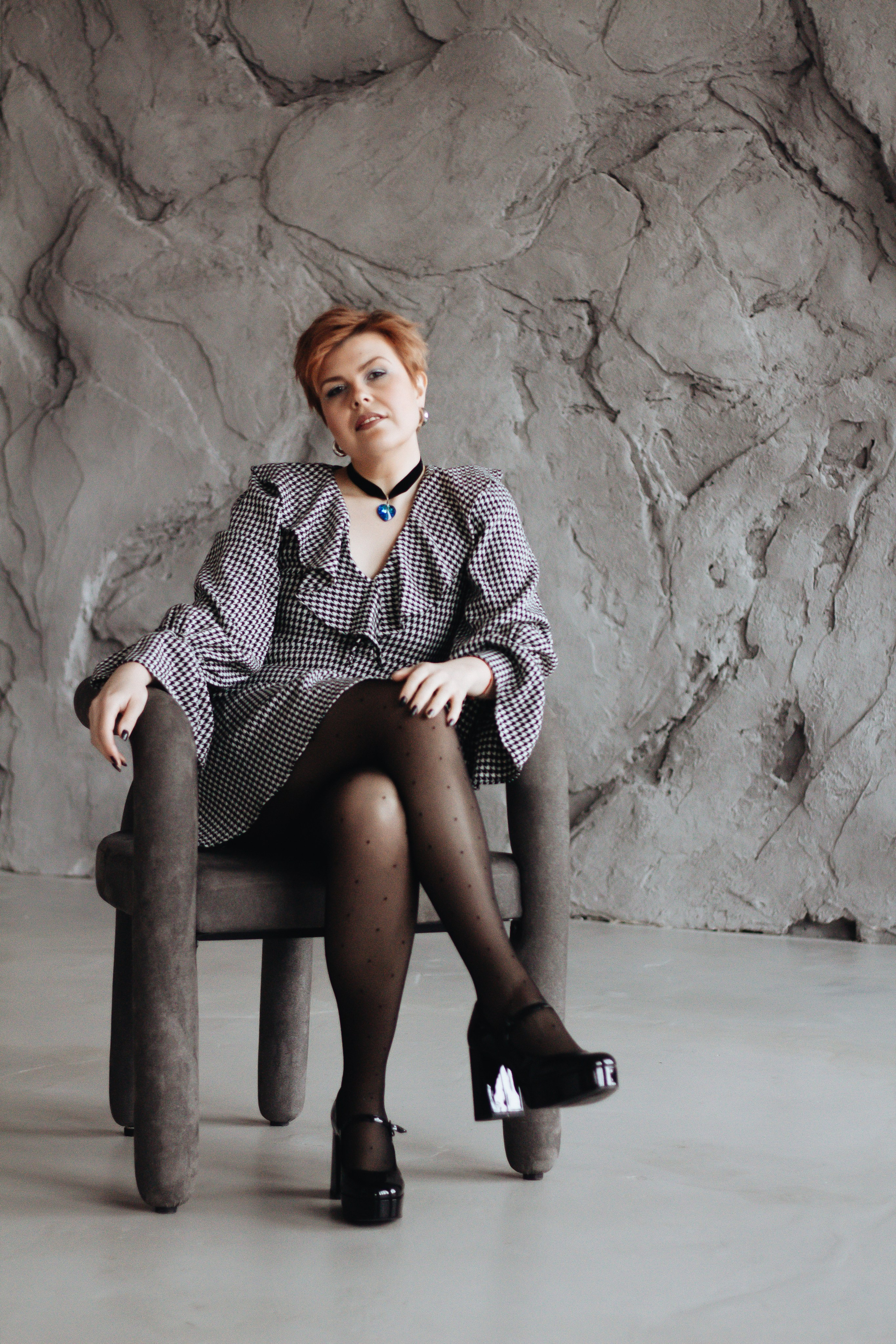 Анастасия. Портрет в студии. Новогодняя фотосессия Екатеринбург. Фотограф в Екатеринбурге Пойгина Елена