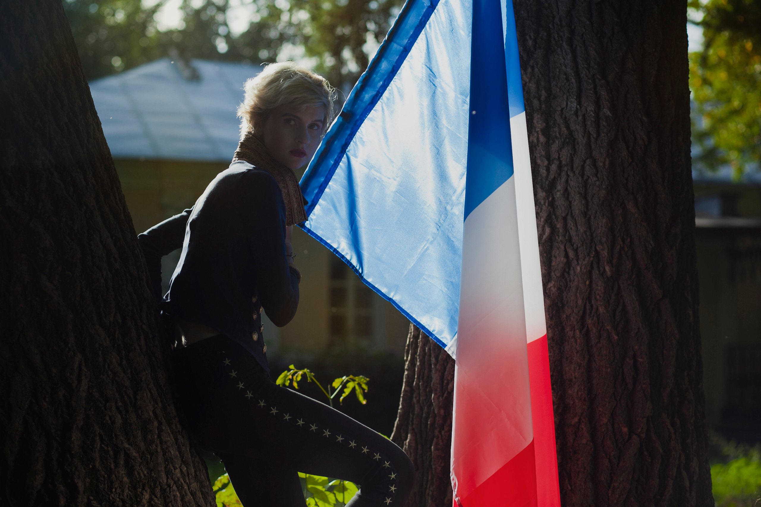Vive la France!. Постановочная съемка в Москве