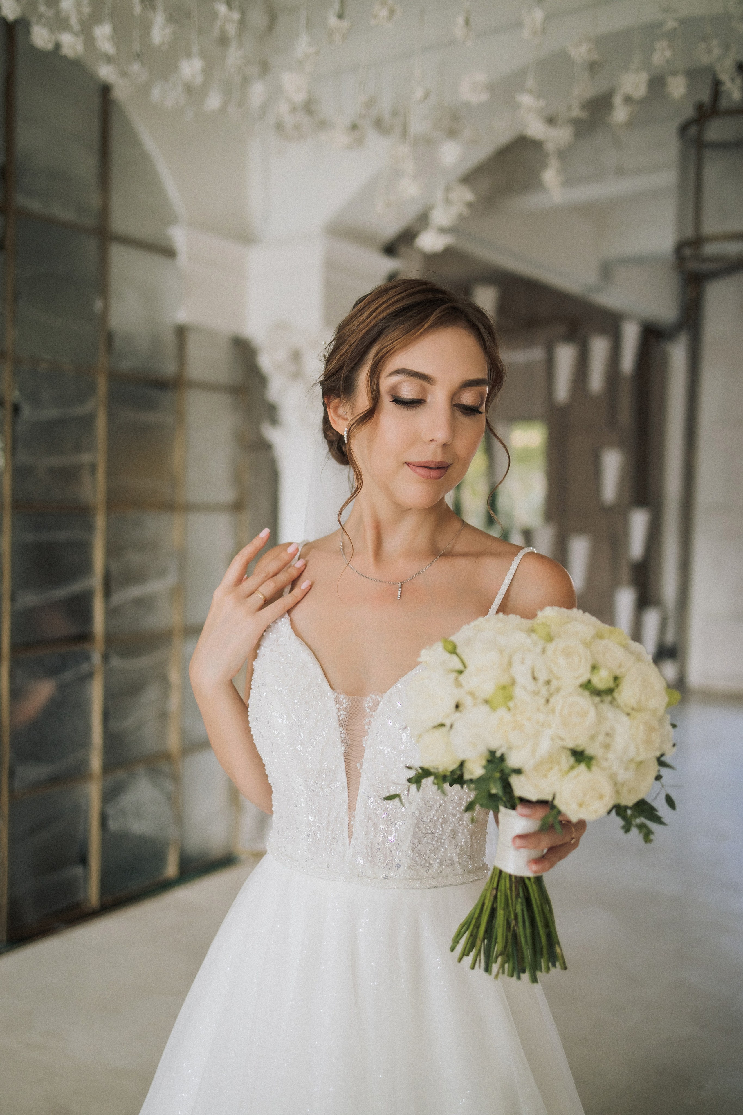 Свадебная прогулка Екатерины и Евгения. Свадебная фотография. Арина Рубах