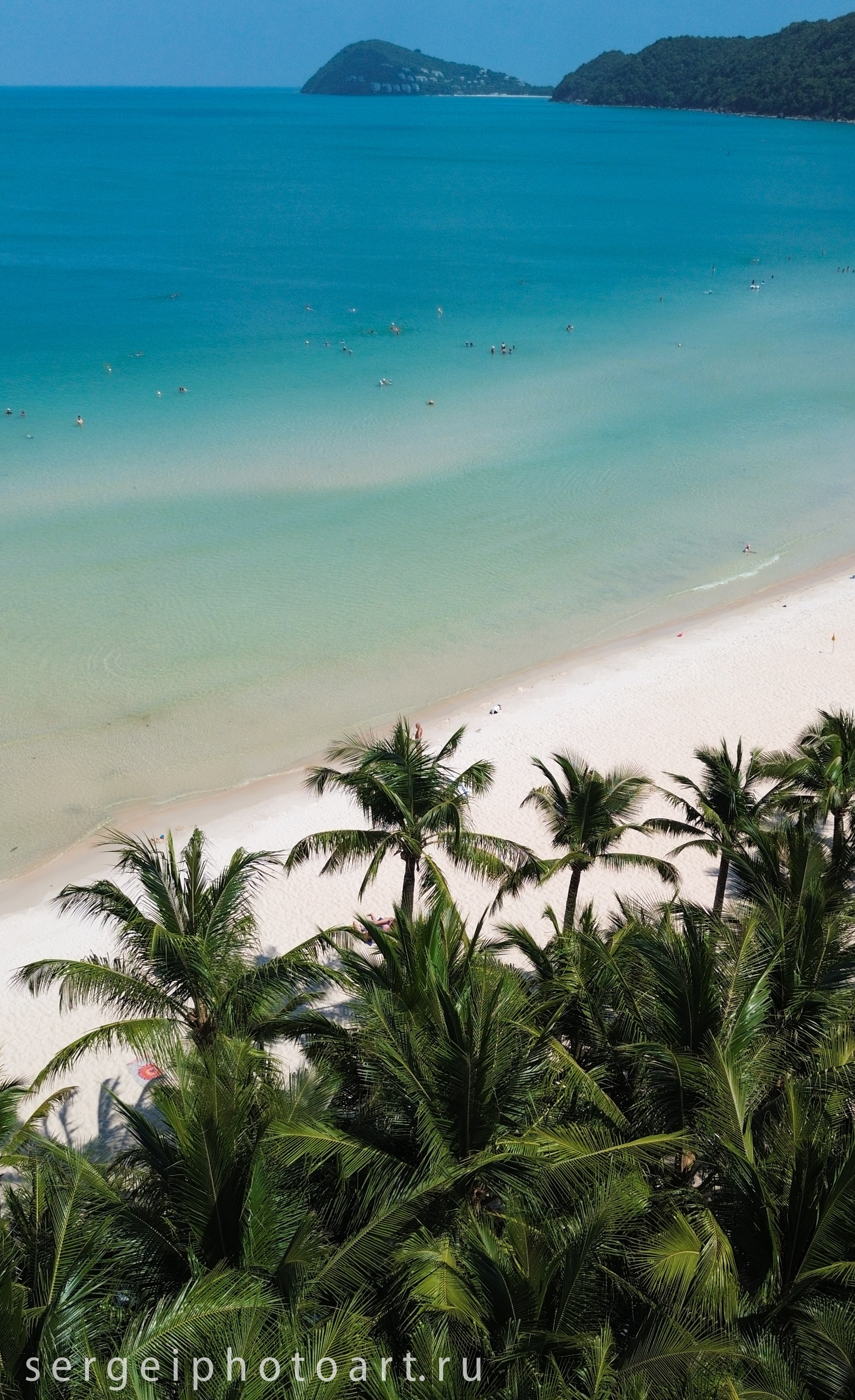 Съемка с дрона. Фотограф Сергей Кишкель Дананг Нячанг Фукуок
