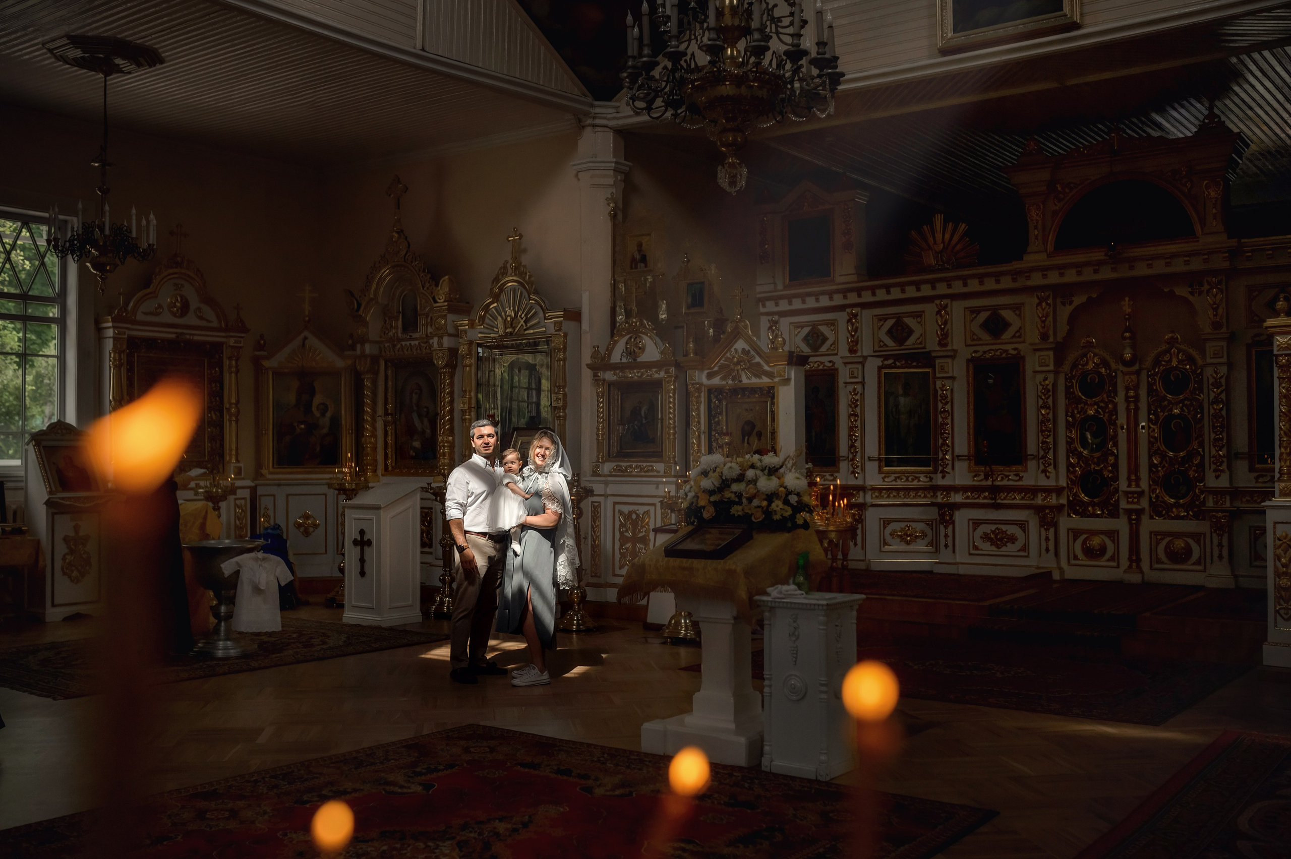 Храм Св. Вмч. Димитрия Солунского в Коломягах. Фотограф на Крещение в Санкт-Петербурге