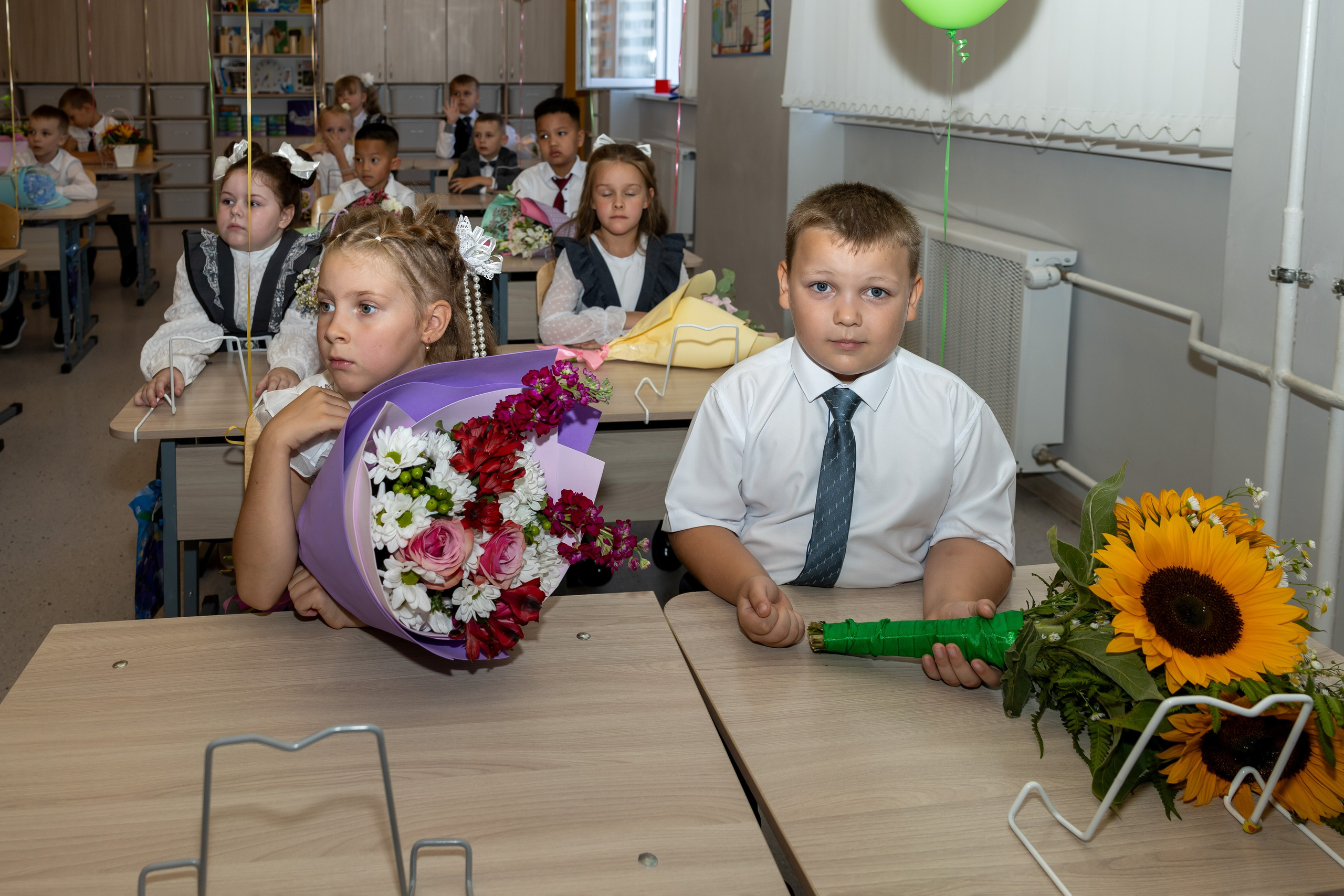 Первый раз в первый класс (репортажная съемка). Фотограф в Серпухове Наталья Руденко