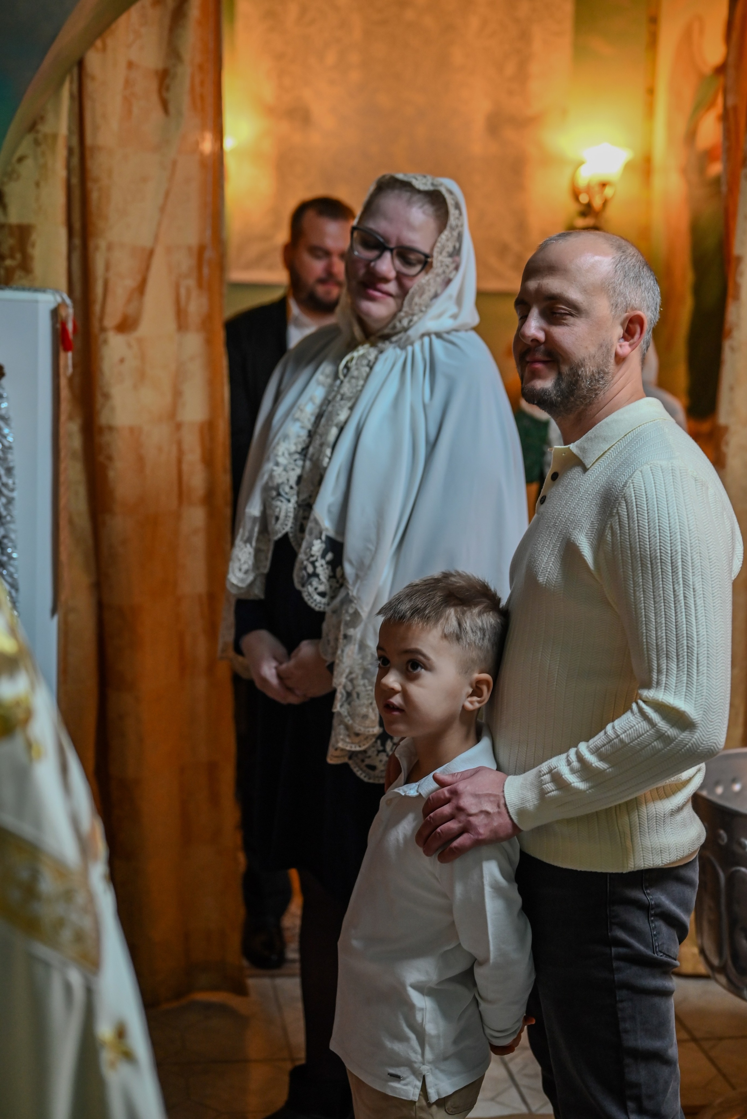 Крещение Совхоз Ленина. Семейный и детский фотограф Москва