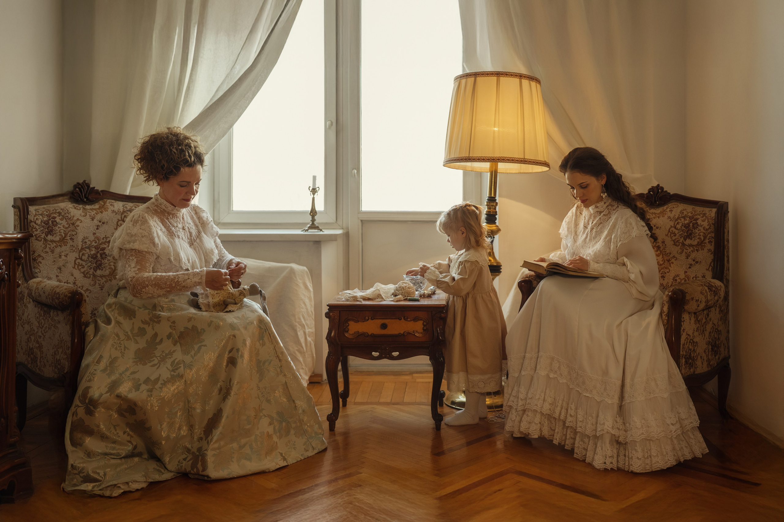 Винтажная семейная. Детский и семейный фотограф Маша Ленгауэр