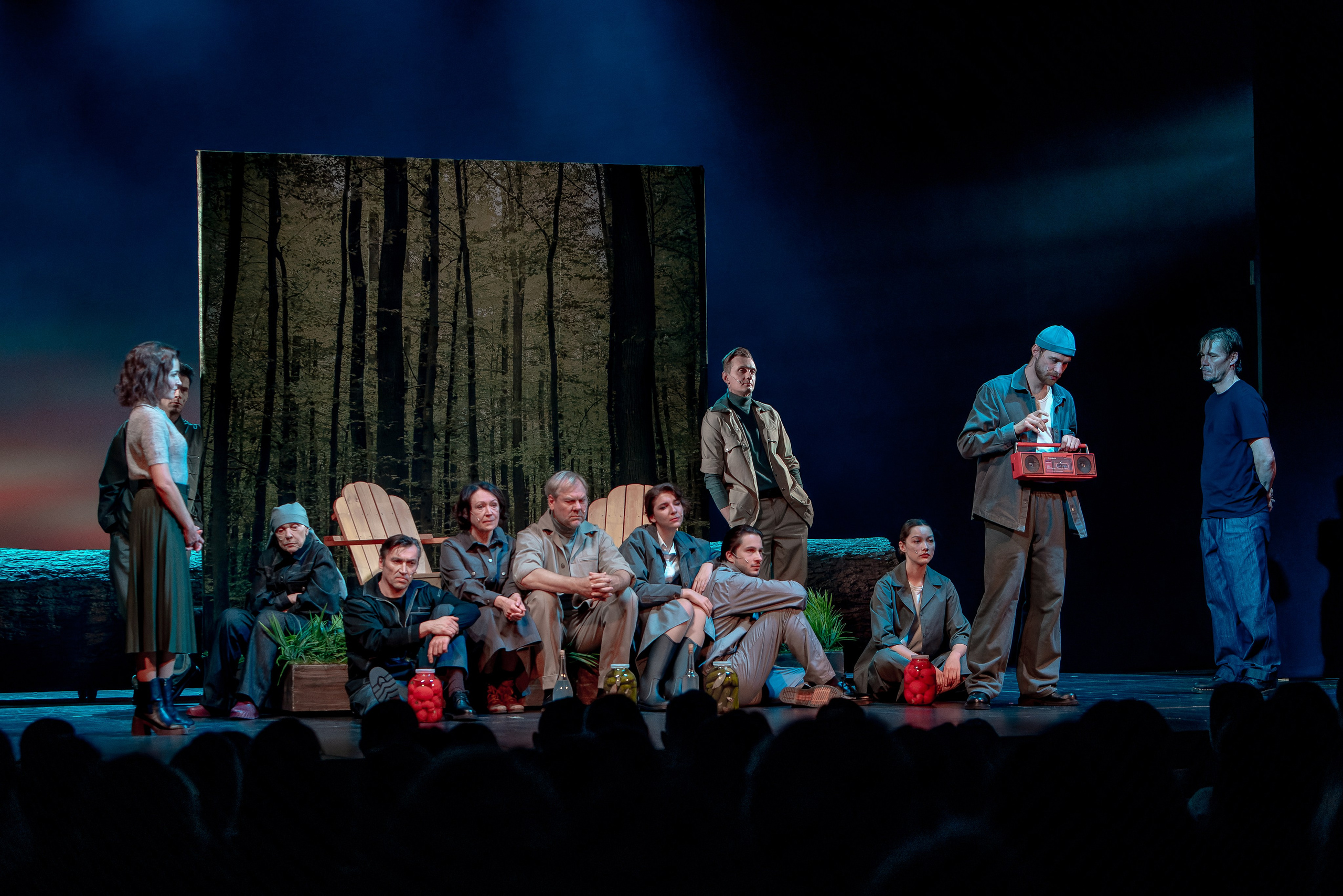 Театр на Бронной, «Калина красная». Фотограф и режиссер Московко Екатерина