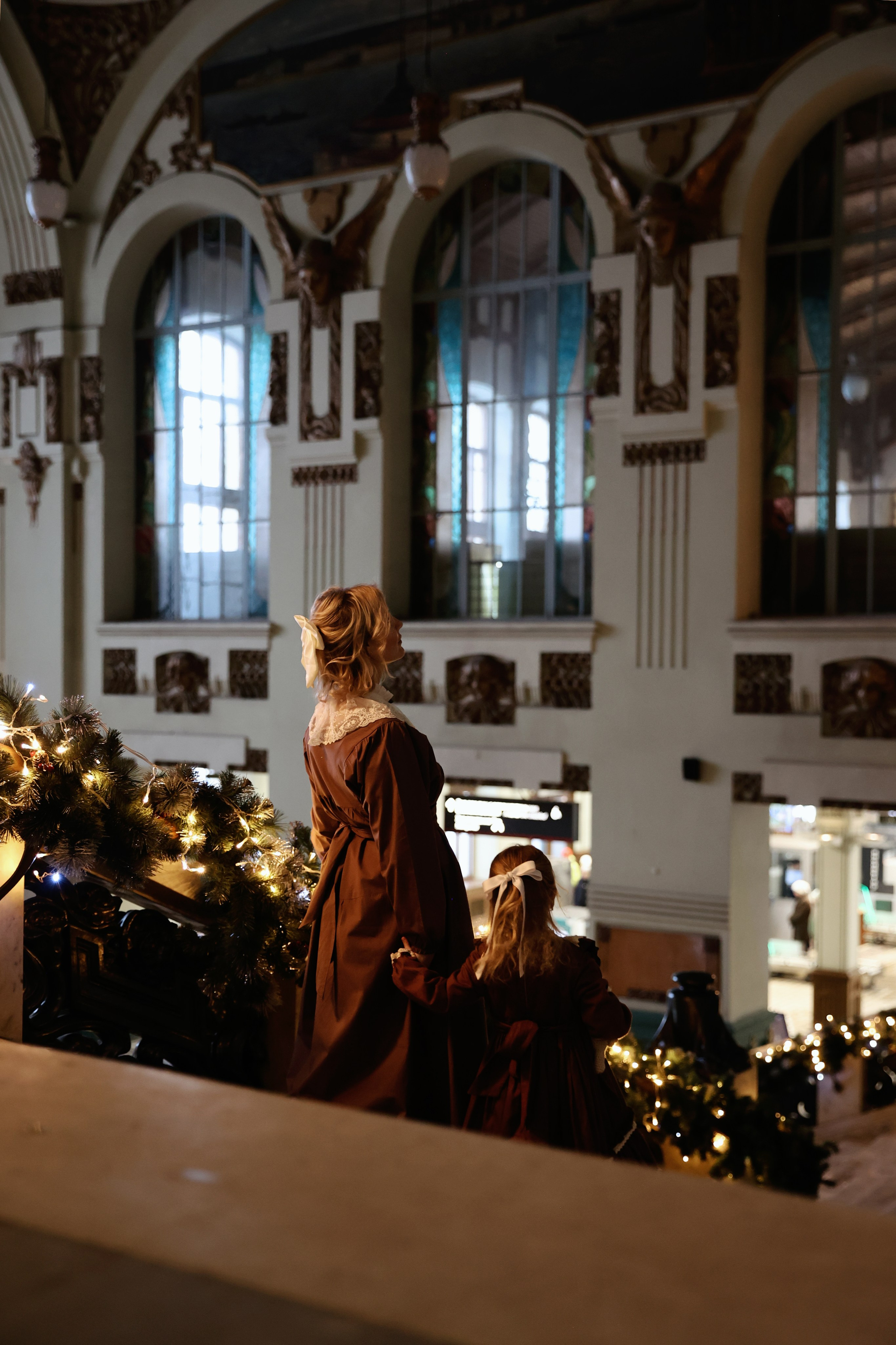 Ретро съемка на Витебском вокзале. Фотограф — Татьяна Кириллова, г. Санкт-Петербург