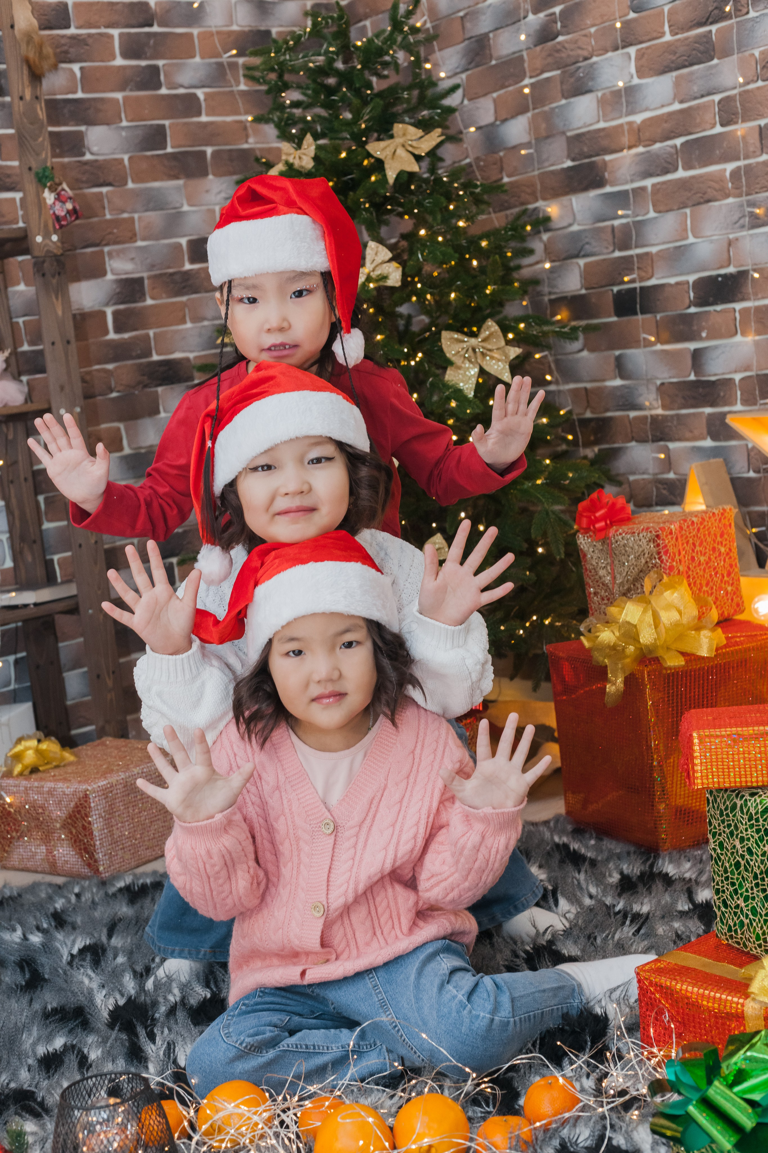 Детский сад в Новогодней студии. Фотограф Бурятия. Печать фотокниг