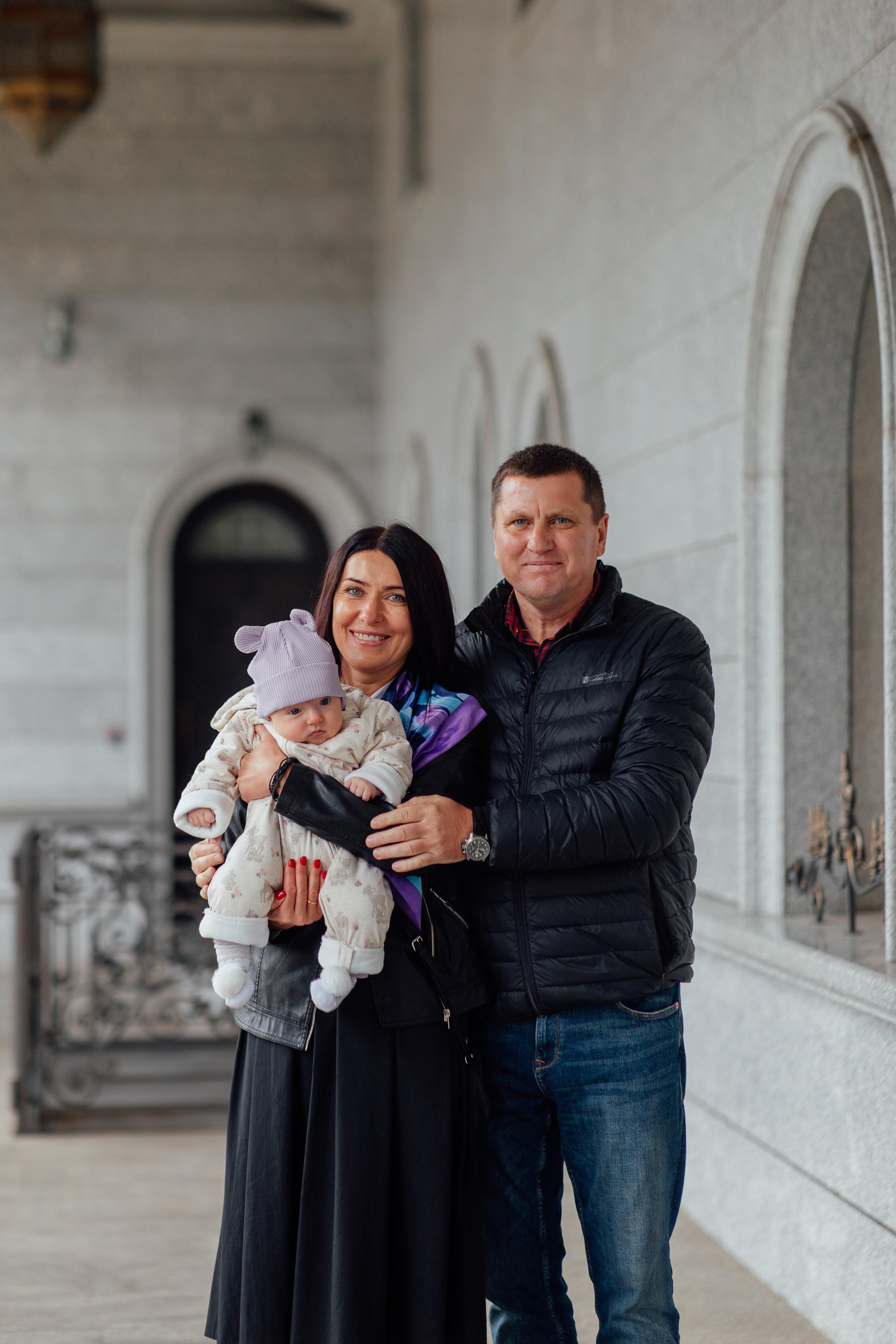 Крещение Киры, храм Святой Живоначальной Троицы, Минск, сентябрь 2021