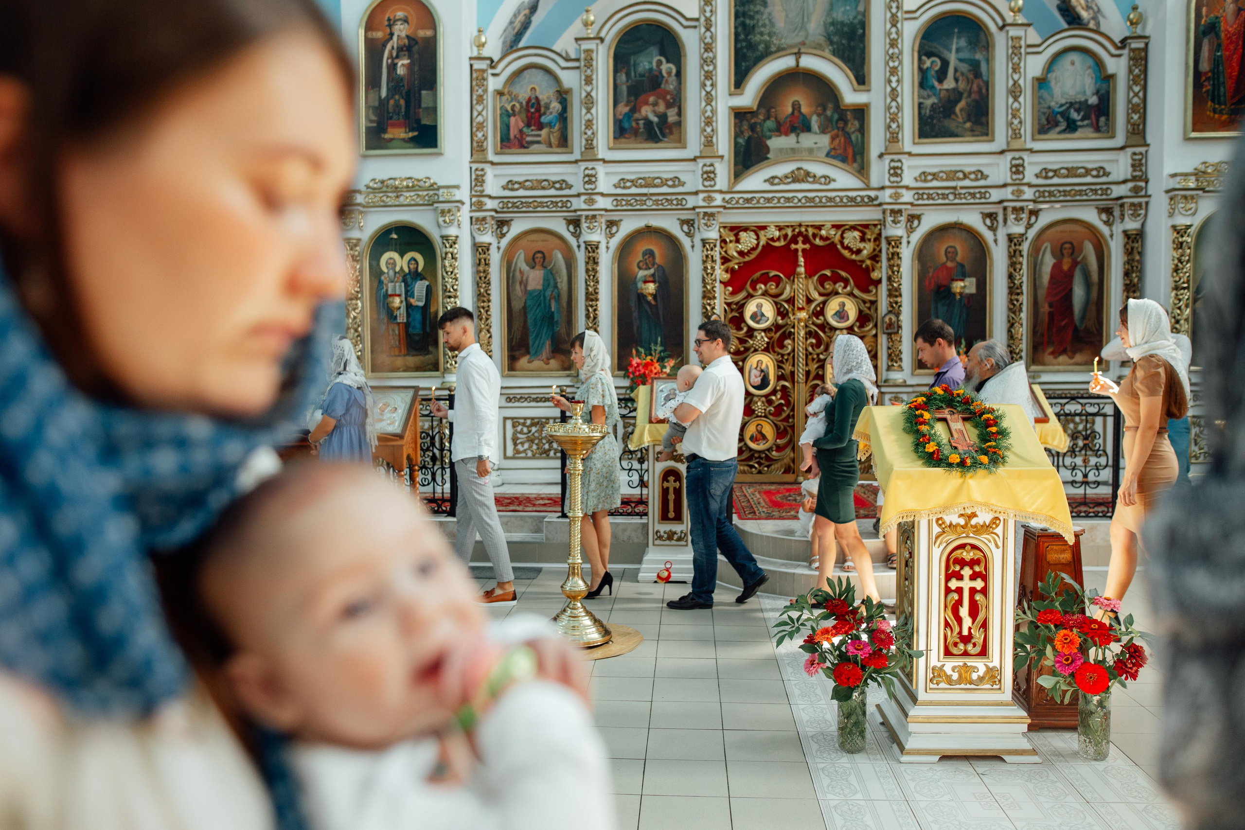 Крещение Марка, храм Петра и Павла, Сенница, август 21