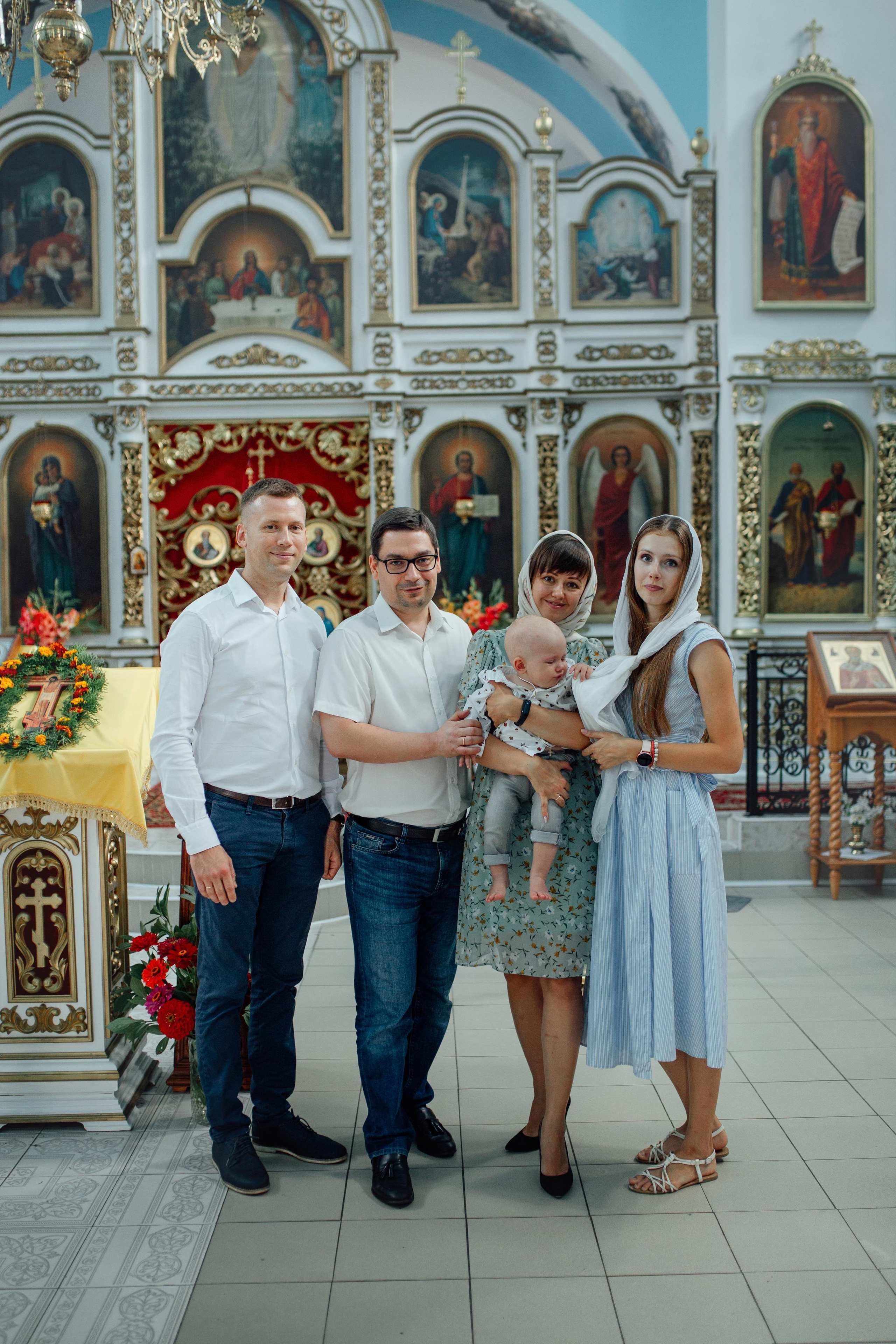 Крещение Марка, храм Петра и Павла, Сенница, август 21