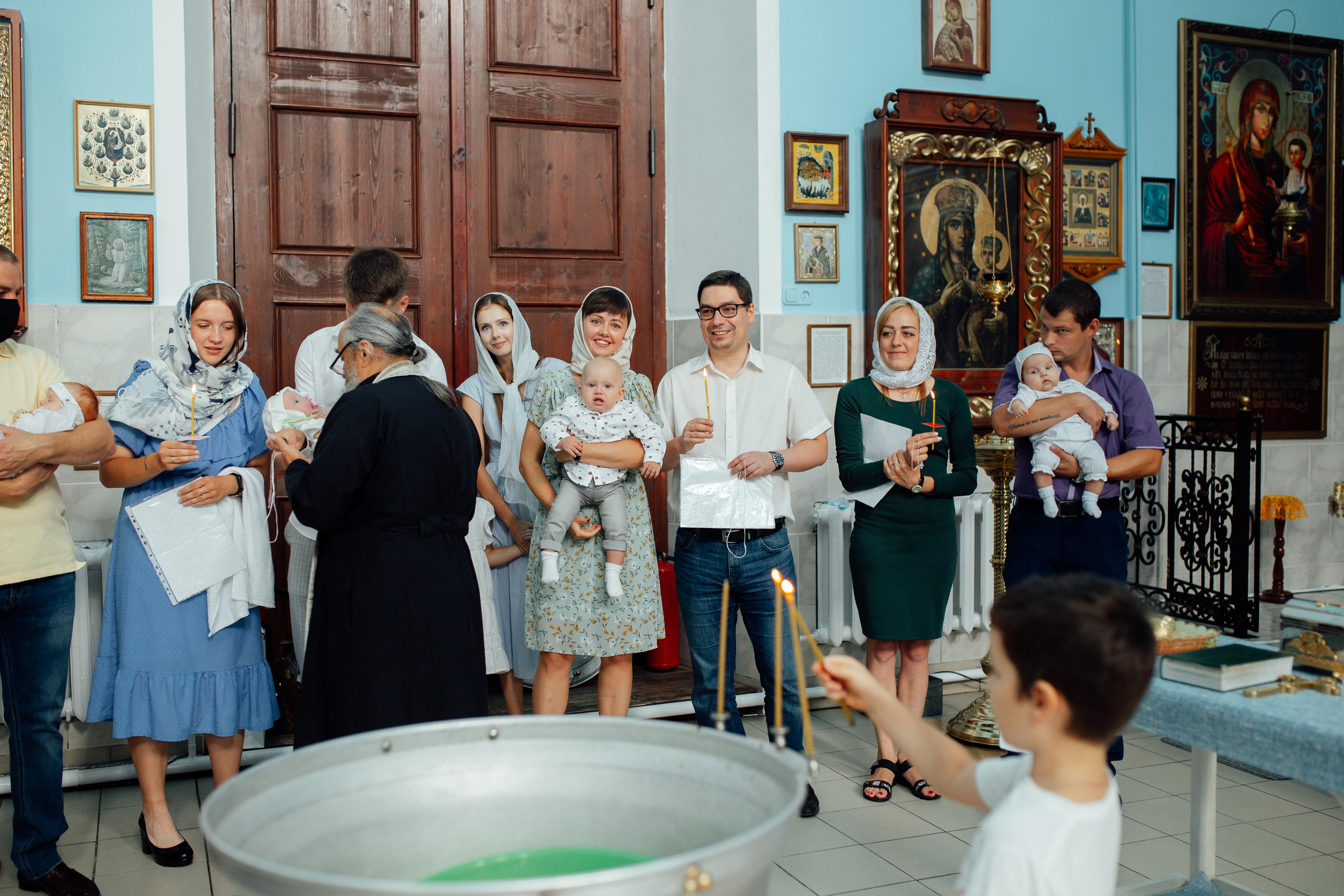 Крещение Марка, храм Петра и Павла, Сенница, август 21