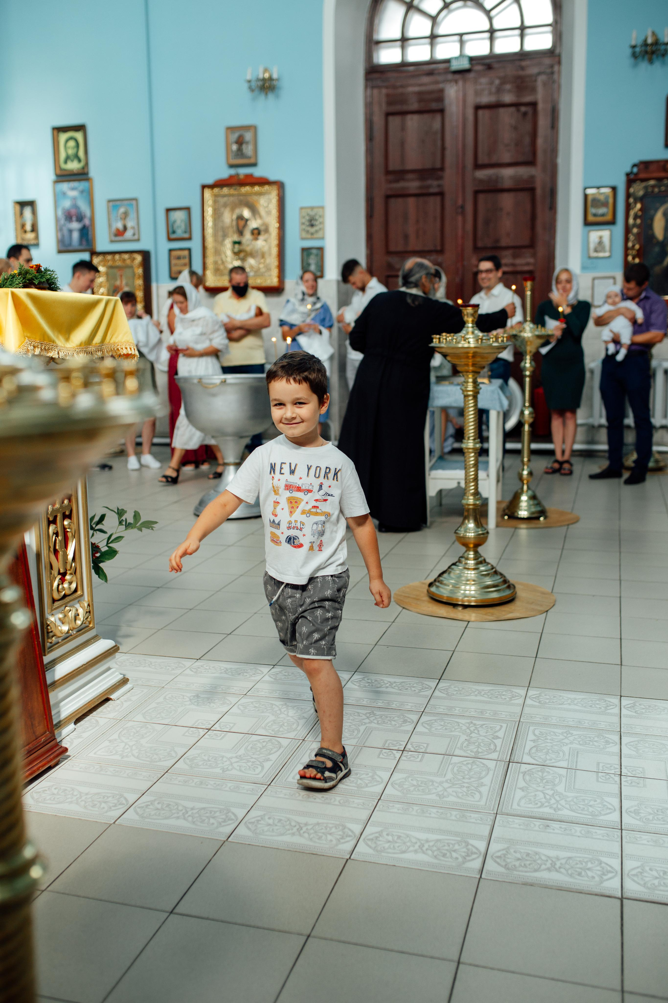 Крещение Марка, храм Петра и Павла, Сенница, август 21