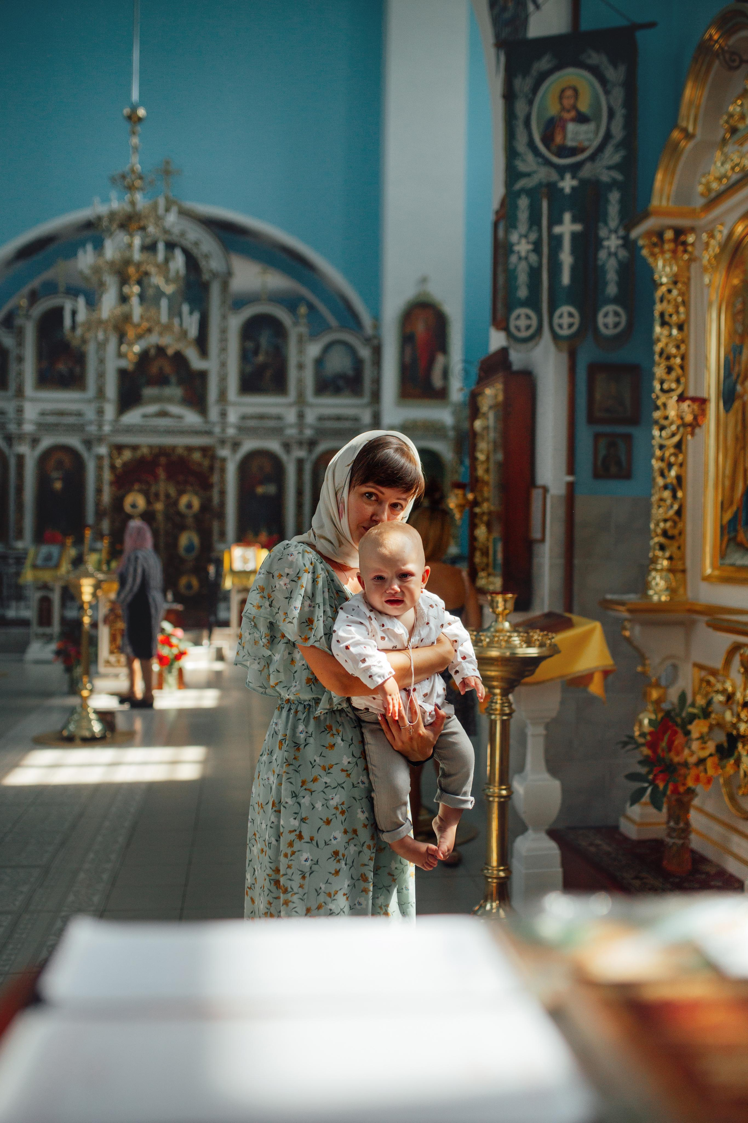 Крещение Марка, храм Петра и Павла, Сенница, август 21