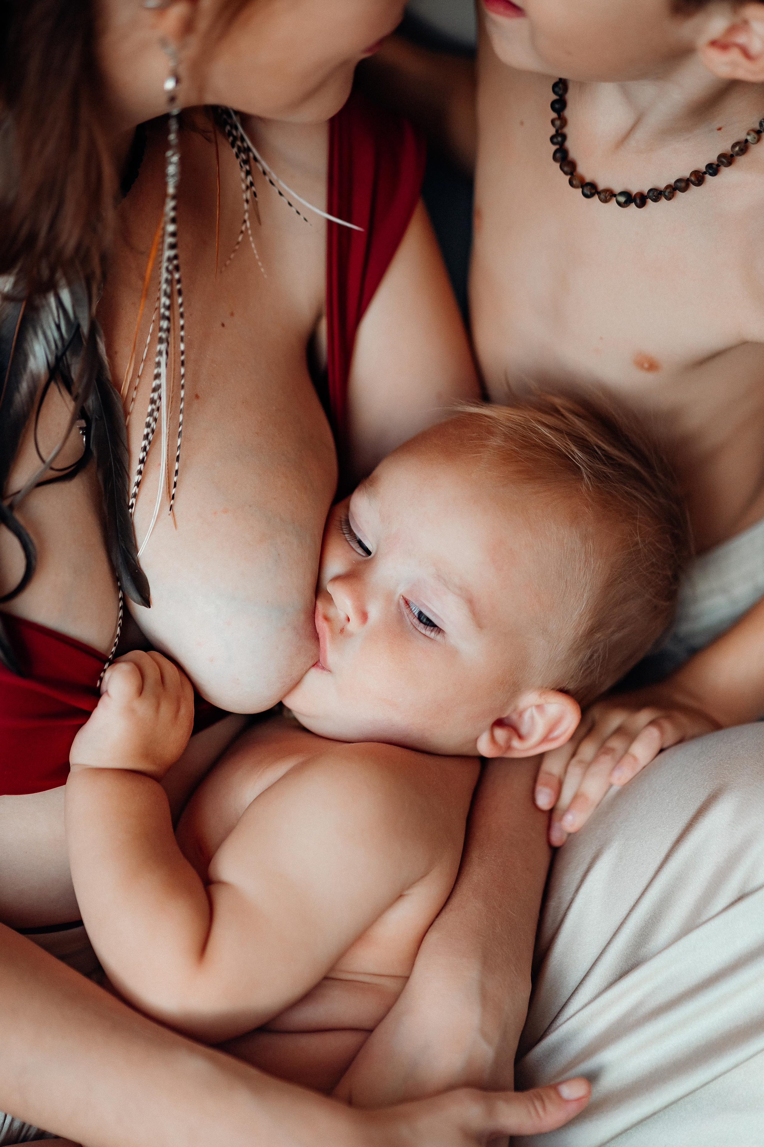 Мама Аня и дети, фотостудия Воздух, октябрь 21