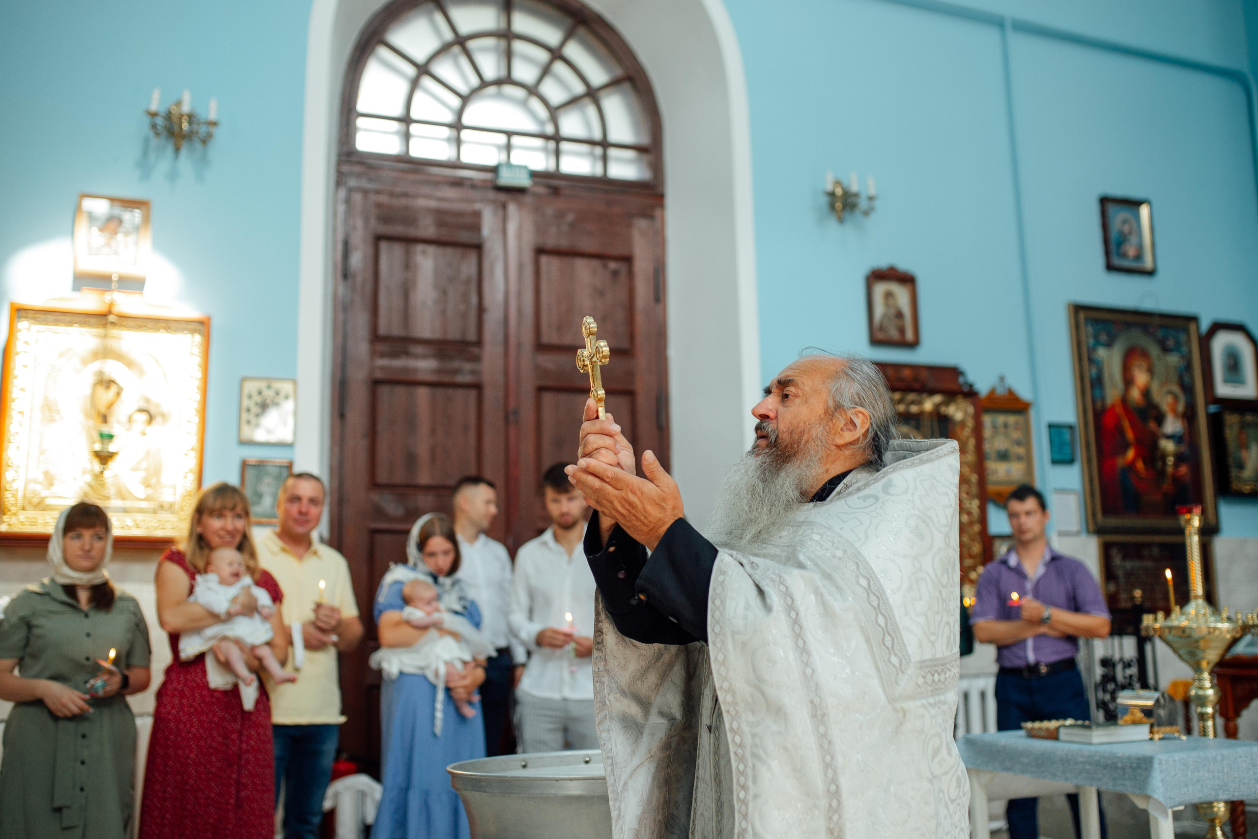 Крещение Марка, храм Петра и Павла, Сенница, август 21