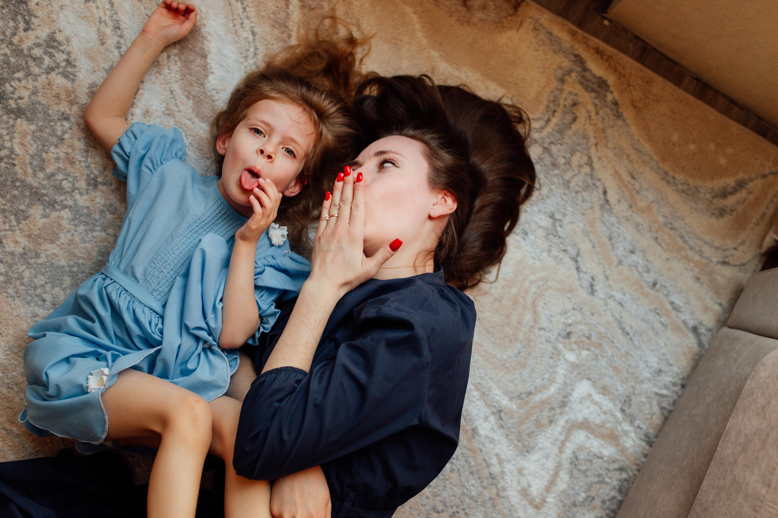 Домашняя, мама Юля и Ариша