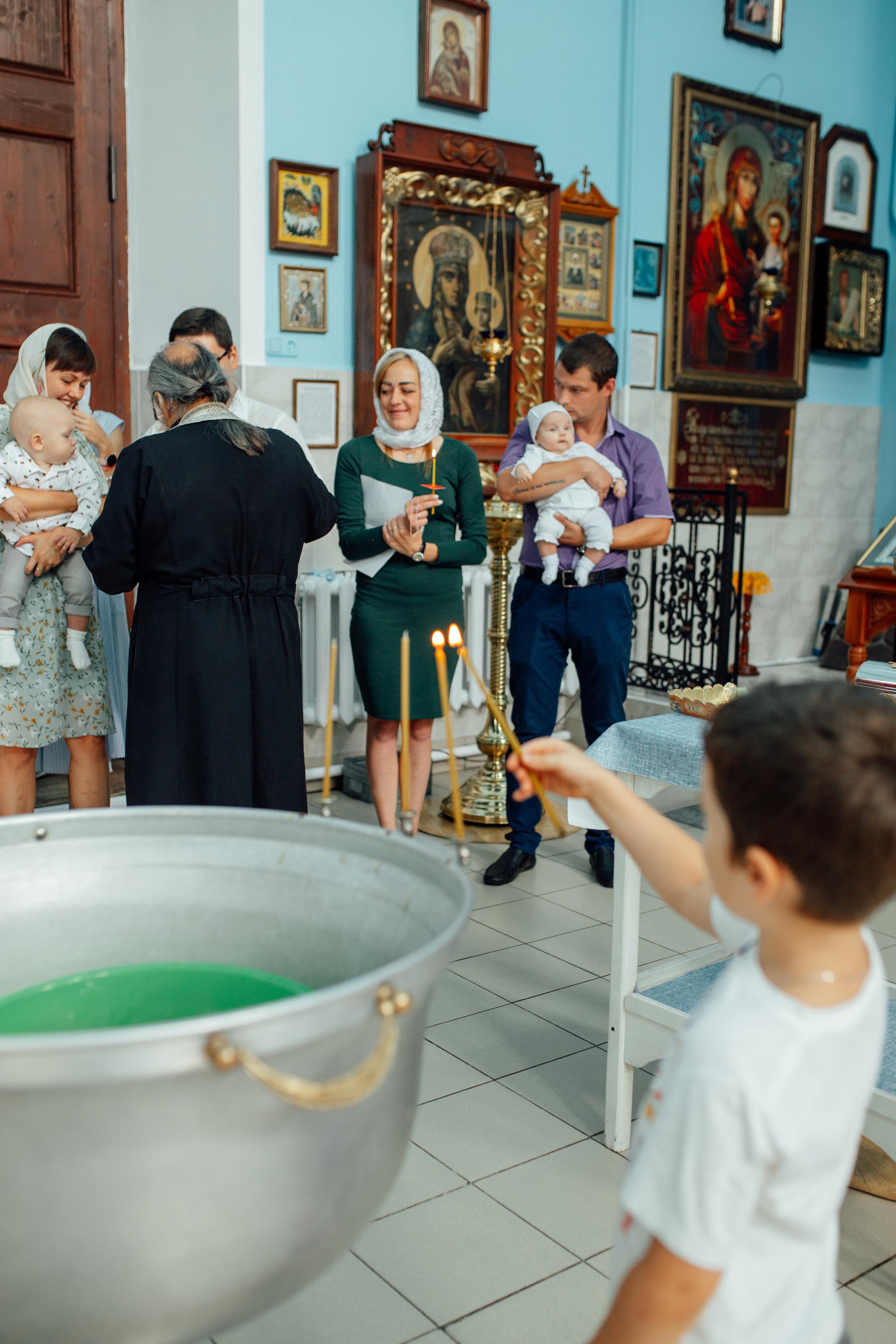 Крещение Марка, храм Петра и Павла, Сенница, август 21