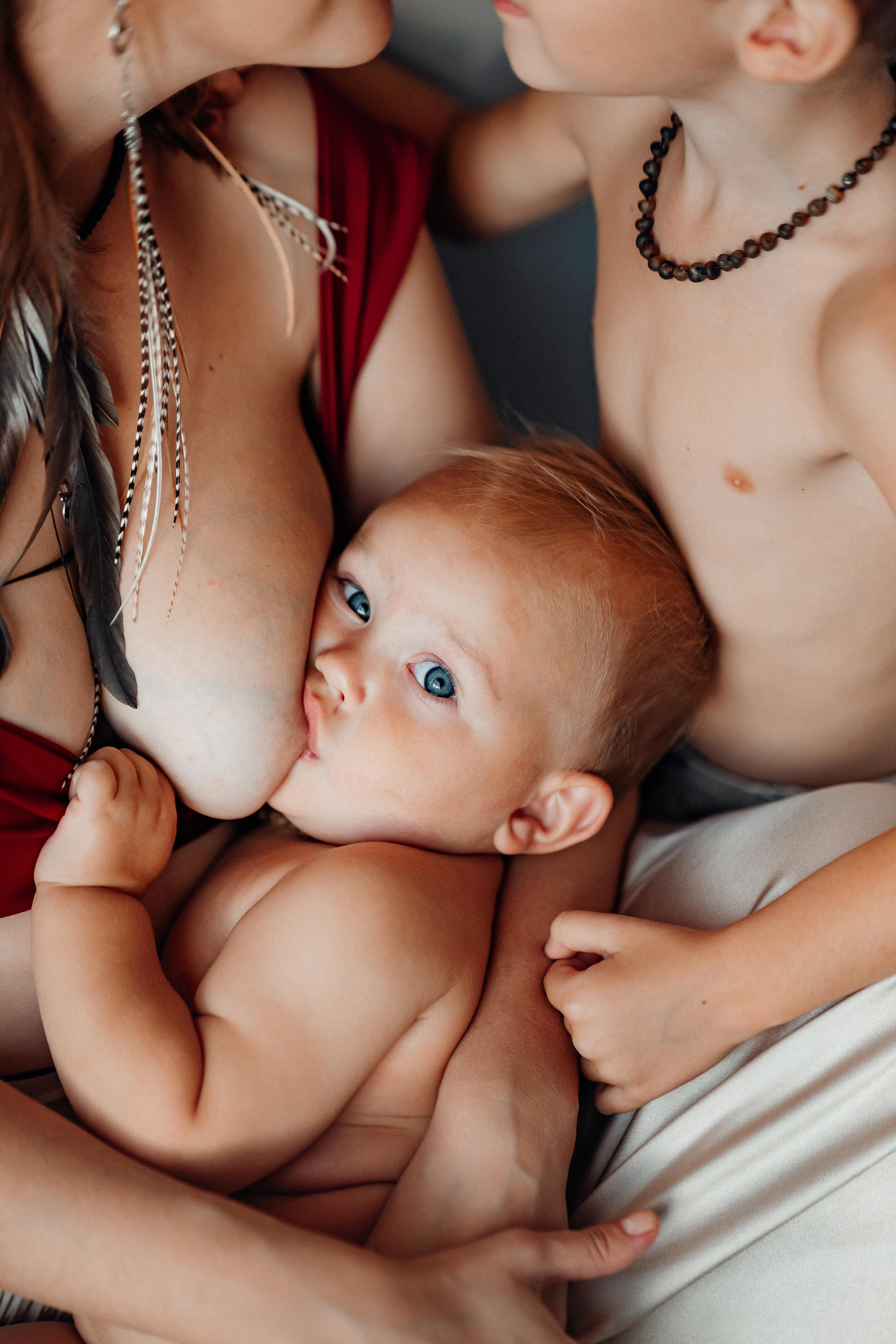 Мама Аня и дети, фотостудия Воздух, октябрь 21