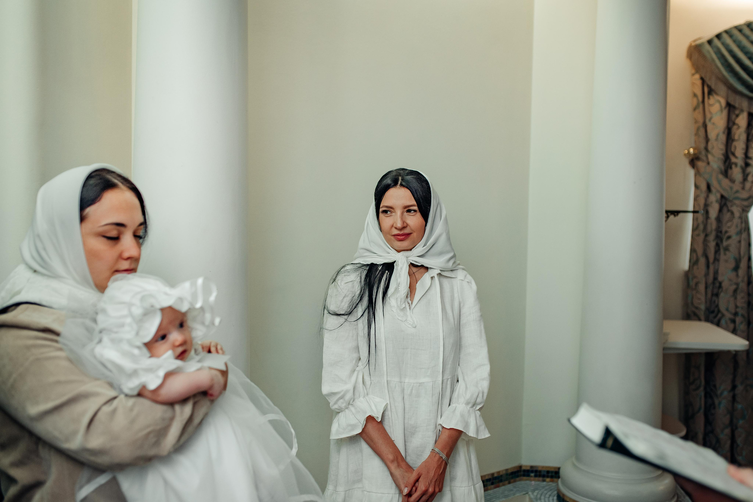 Крещение Киры, храм Святой Живоначальной Троицы, Минск, сентябрь 2021