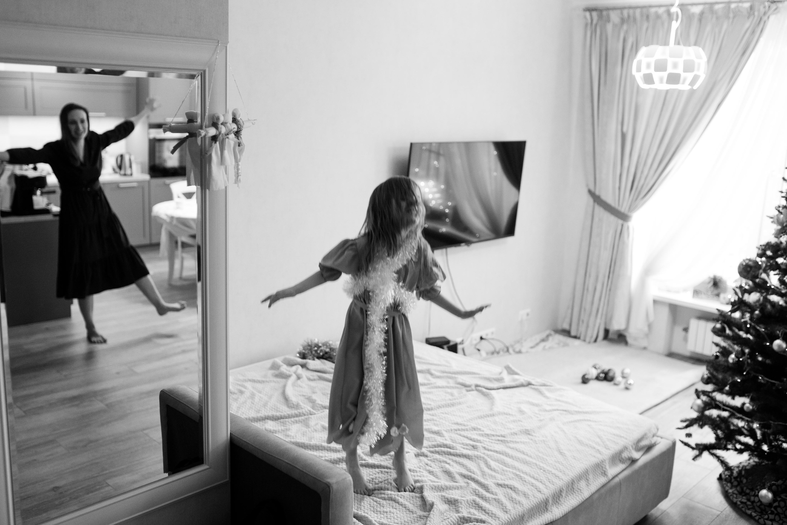 Домашняя, мама Юля и Ариша