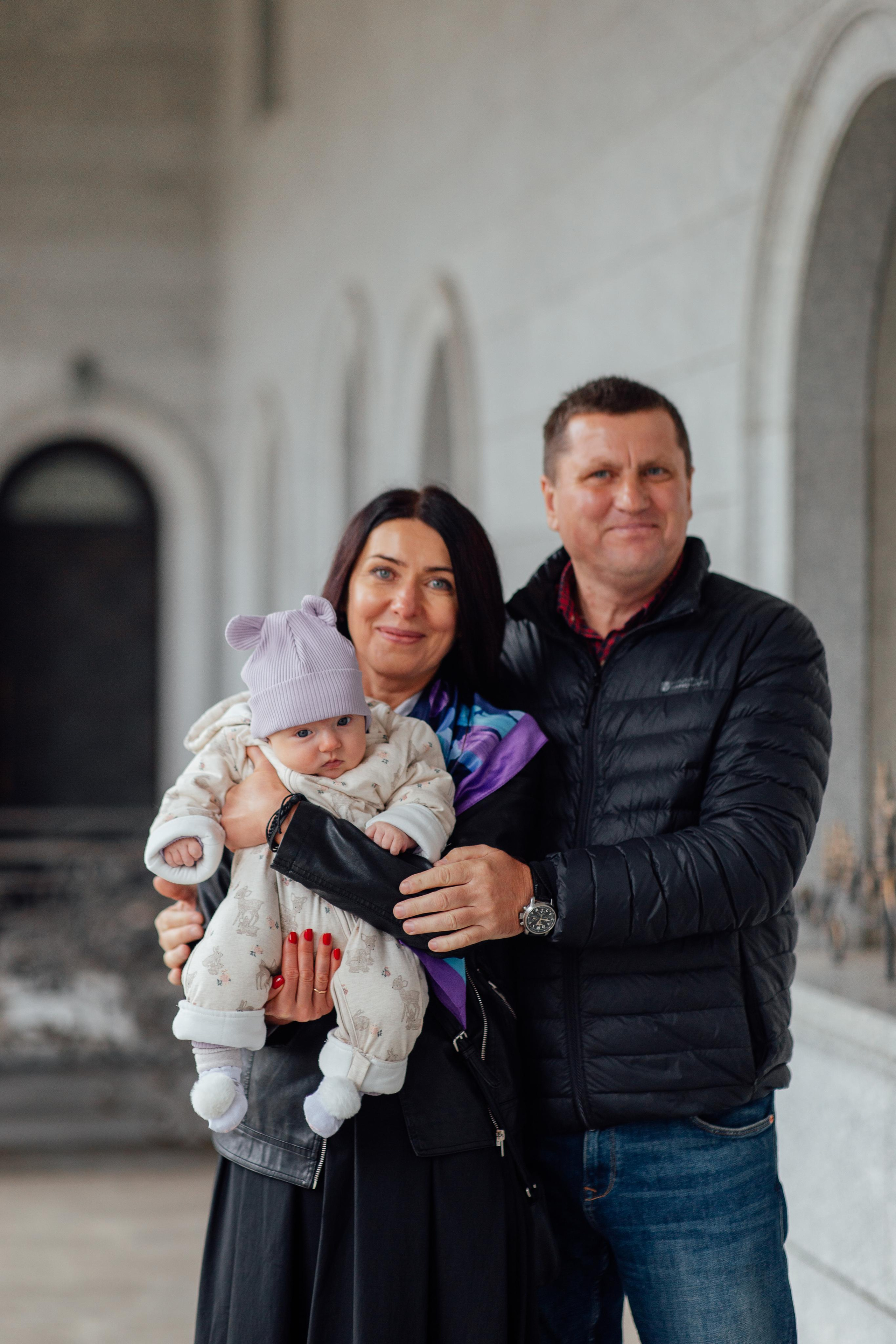 Крещение Киры, храм Святой Живоначальной Троицы, Минск, сентябрь 2021