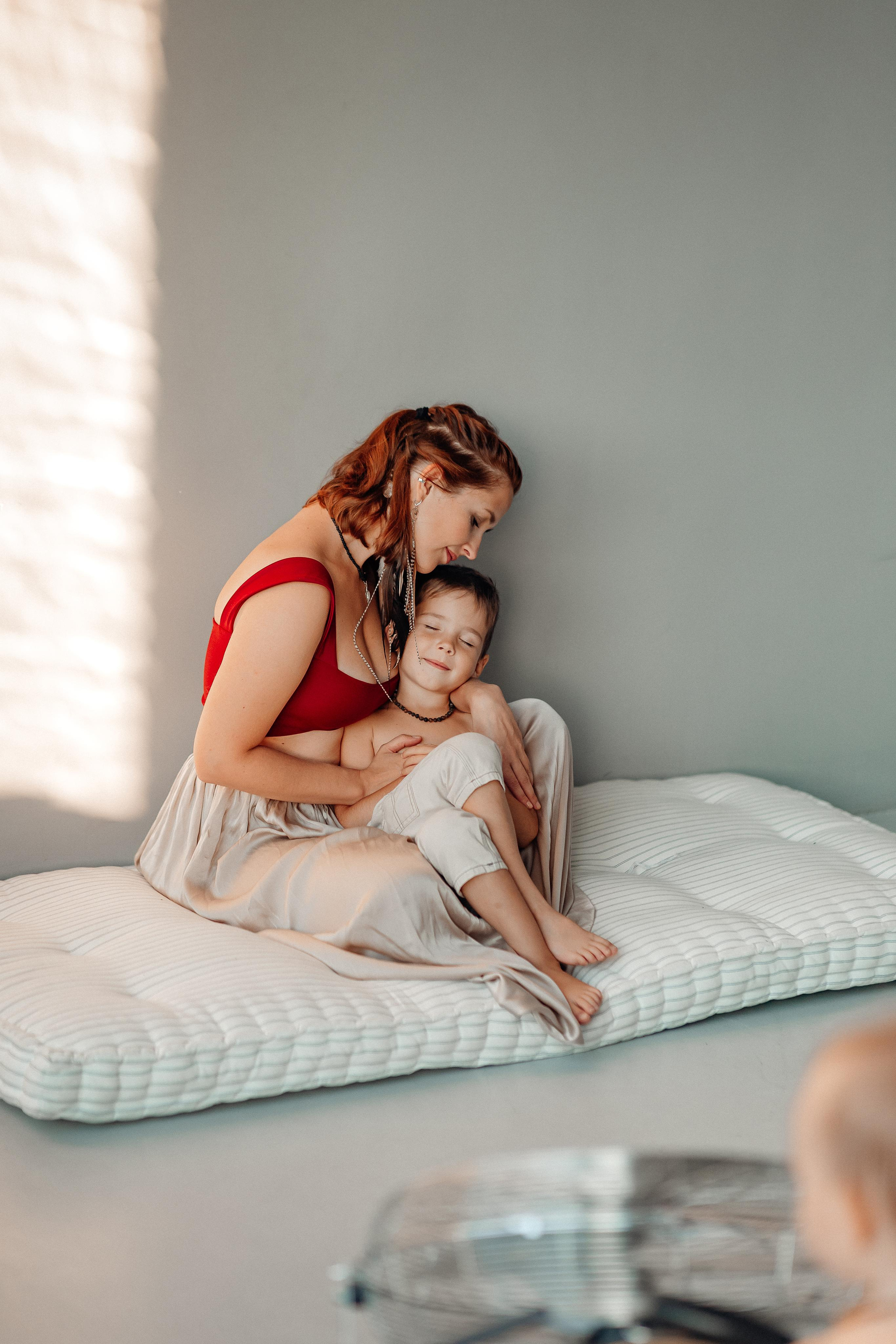 Мама Аня и дети, фотостудия Воздух, октябрь 21