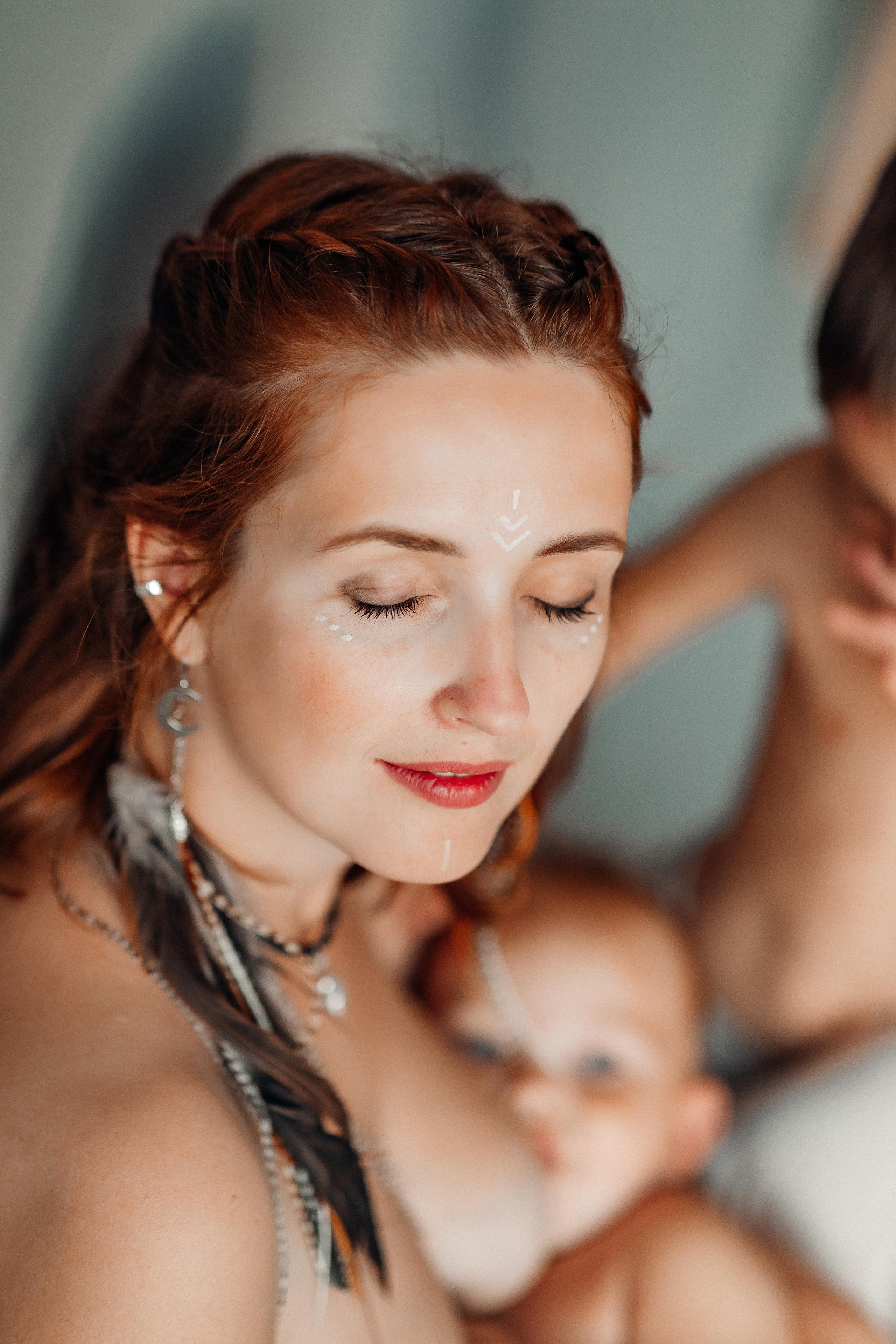 Мама Аня и дети, фотостудия Воздух, октябрь 21