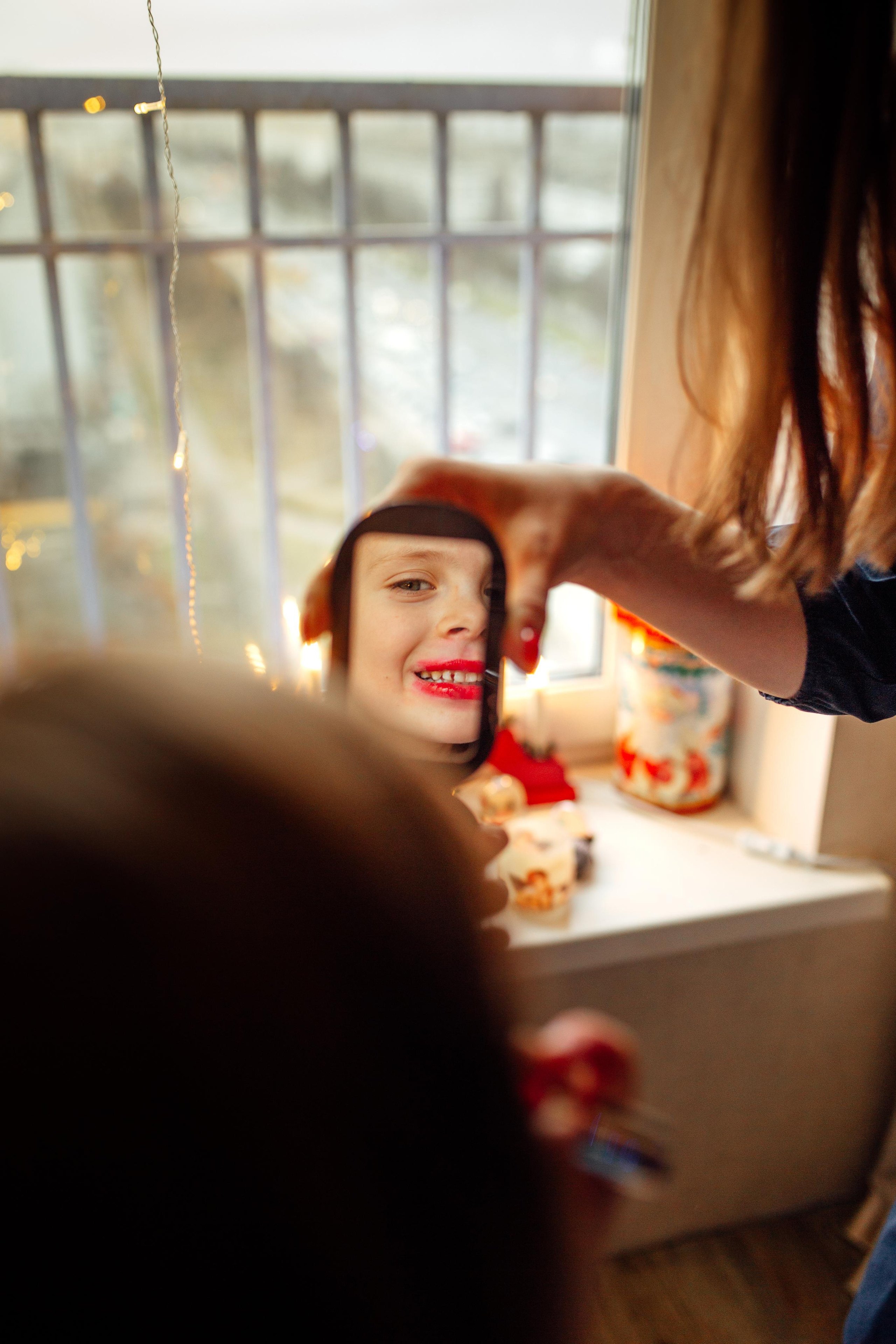 Домашняя, мама Юля и Ариша