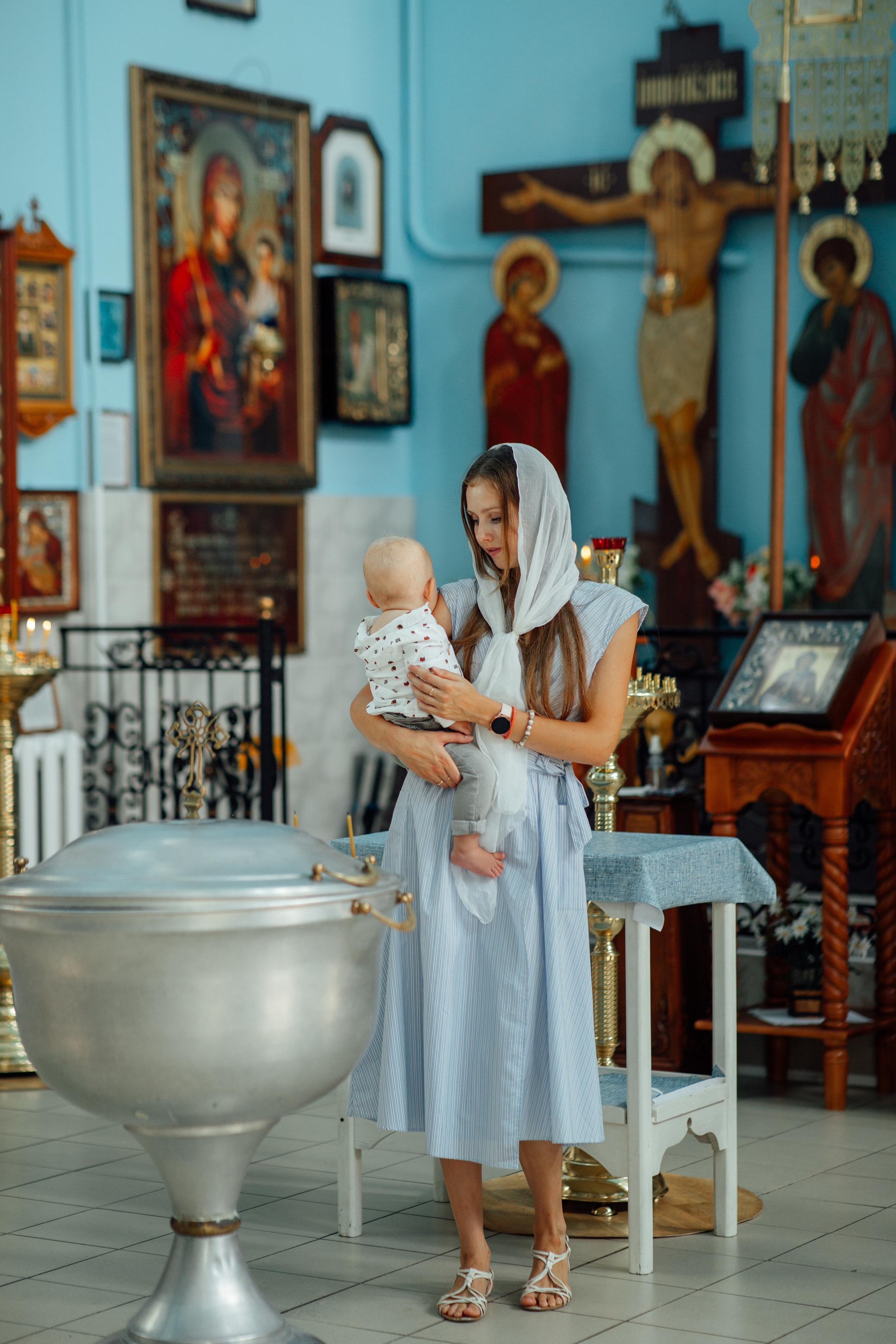 Крещение Марка, храм Петра и Павла, Сенница, август 21