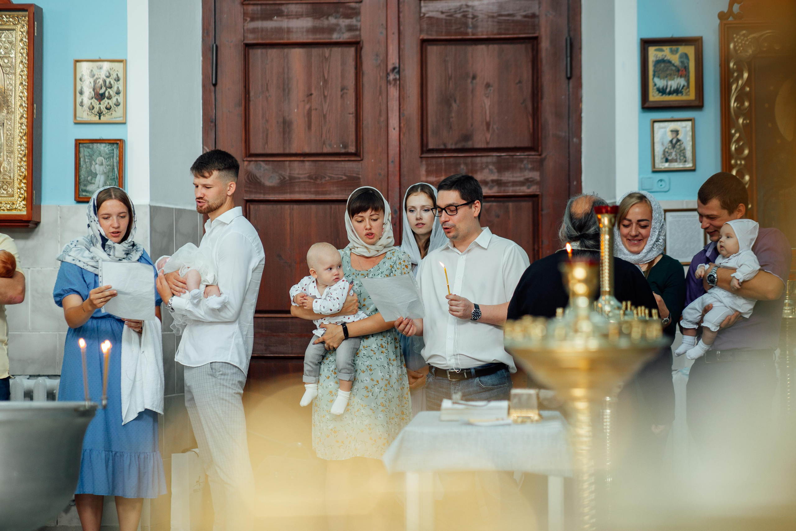 Крещение Марка, храм Петра и Павла, Сенница, август 21